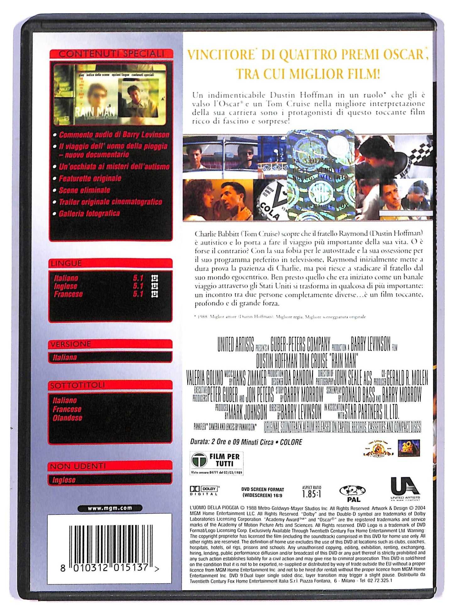 EBOND rain man - l'uomo della pioggia DVD D749552