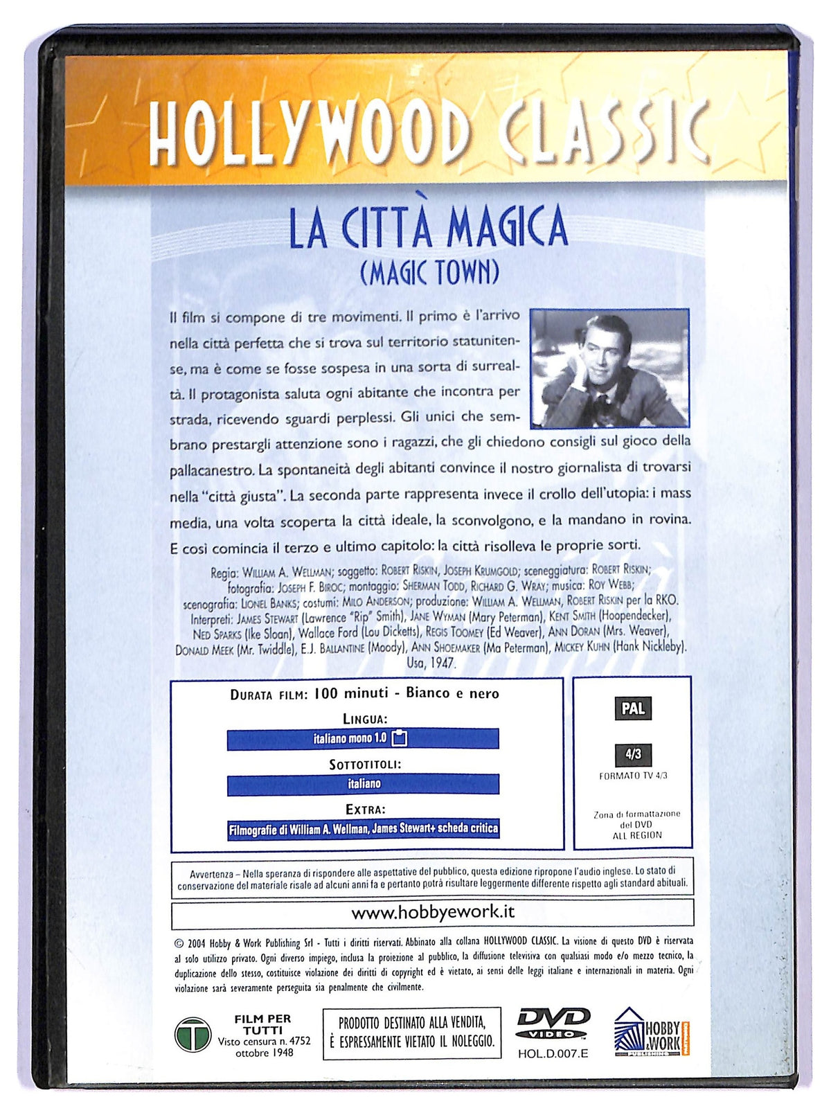 EBOND Hollywood Classic  La citta magica EDITORIALE DVD D749660