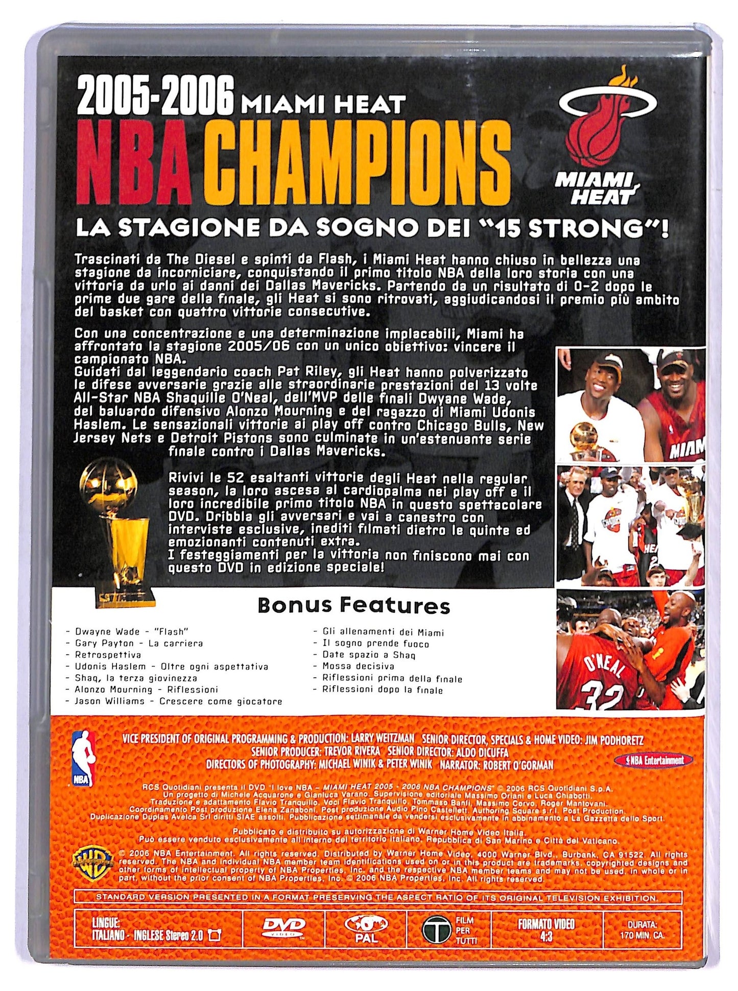 EBOND 2005/2006 Miami Heat NBA Champions EDITORIALE DVD D749707