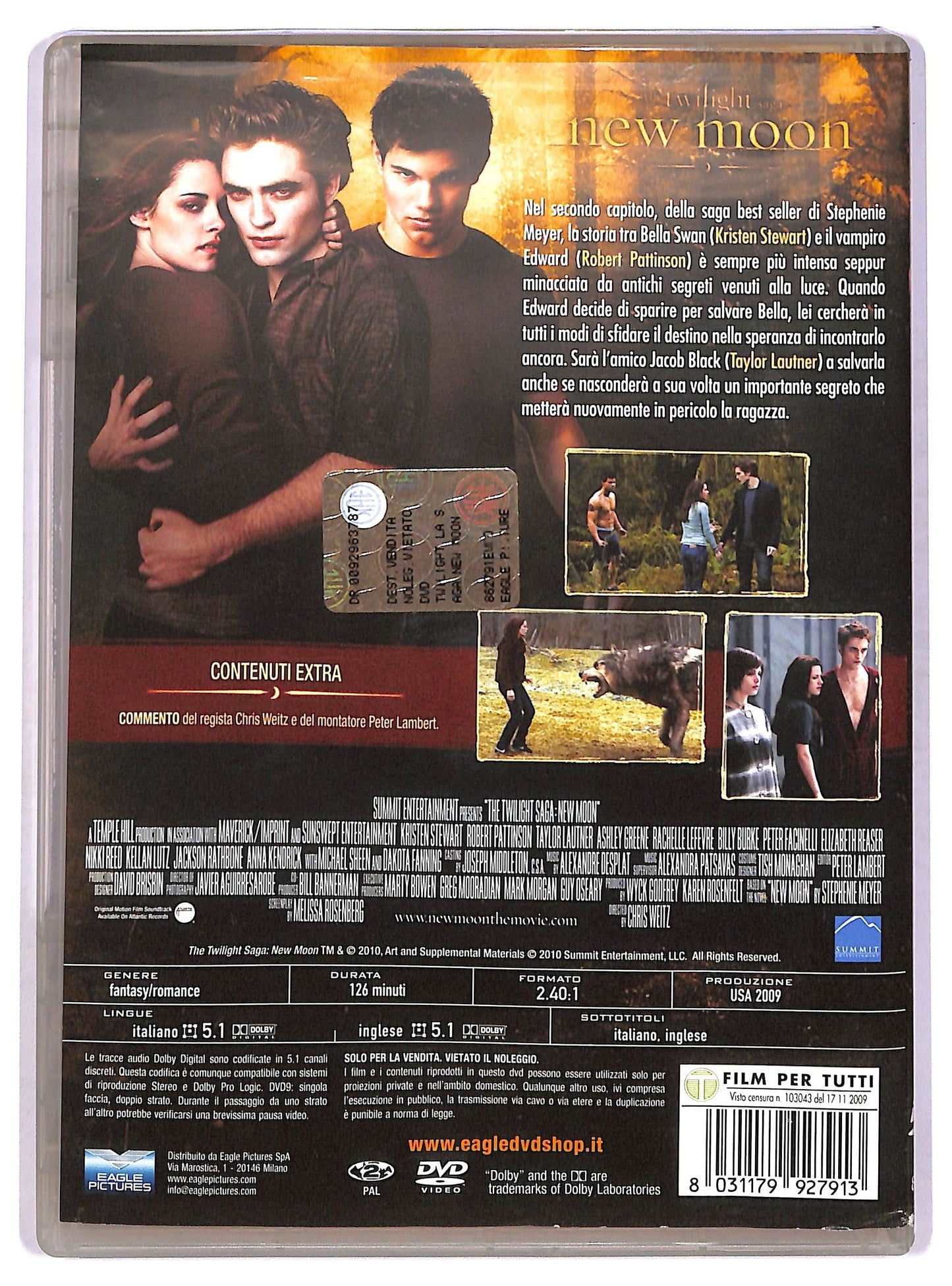 EBOND The Twilight Saga: New Moon DVD D750015