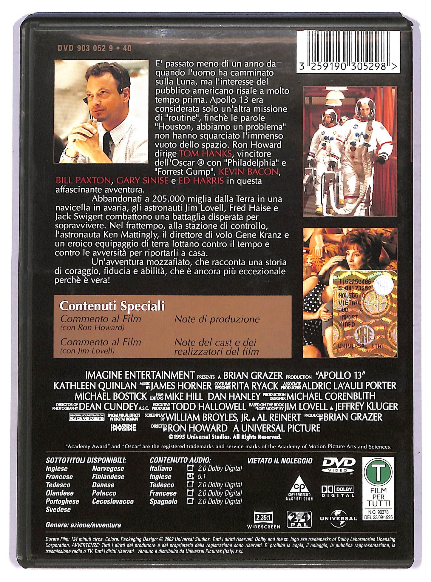 EBOND apollo 13 DVD D750053