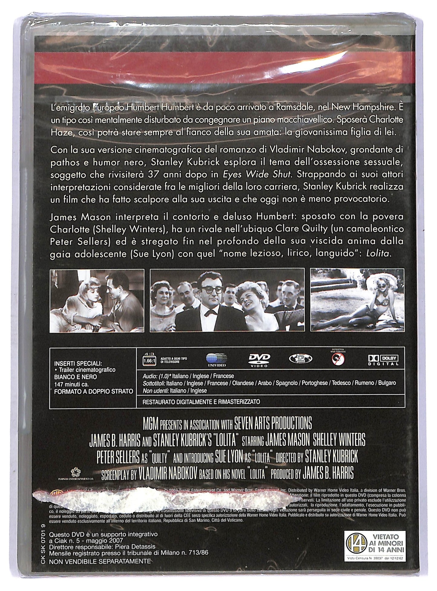 EBOND Lolita  DVD  Editoriale D750218