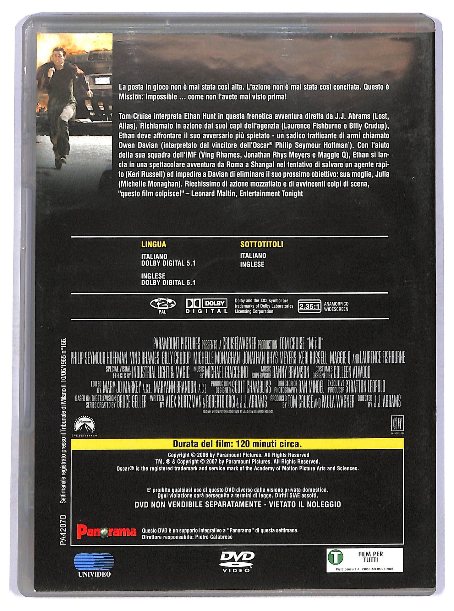 EBOND Mission: Impossible III  EDITORIALE DVD D750258