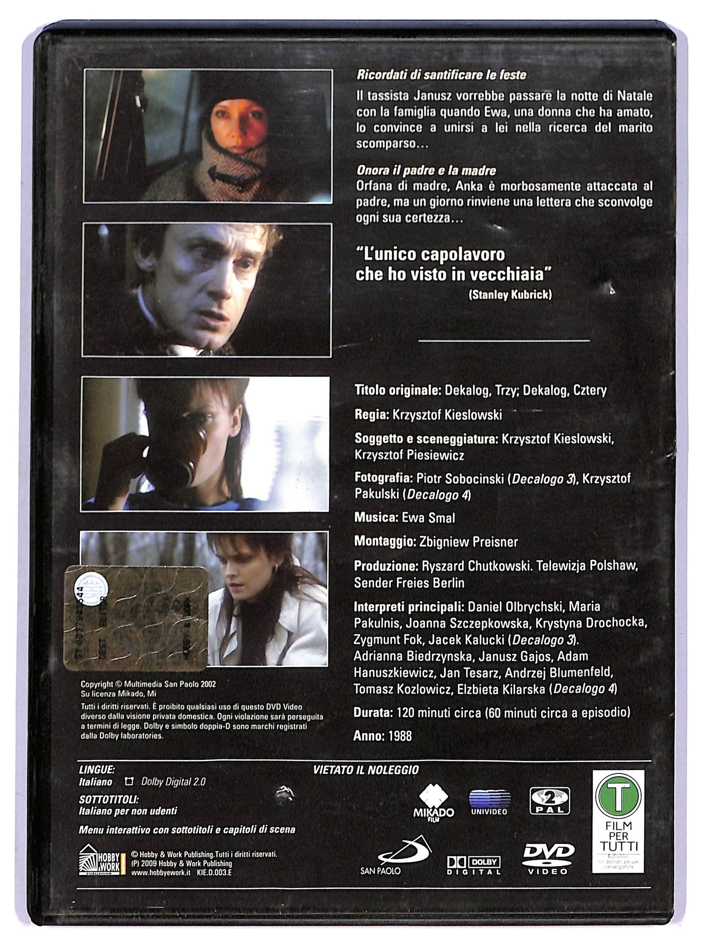 EBOND Il Decalogo cap. 3 - 4 EDITORIALE DVD D750315