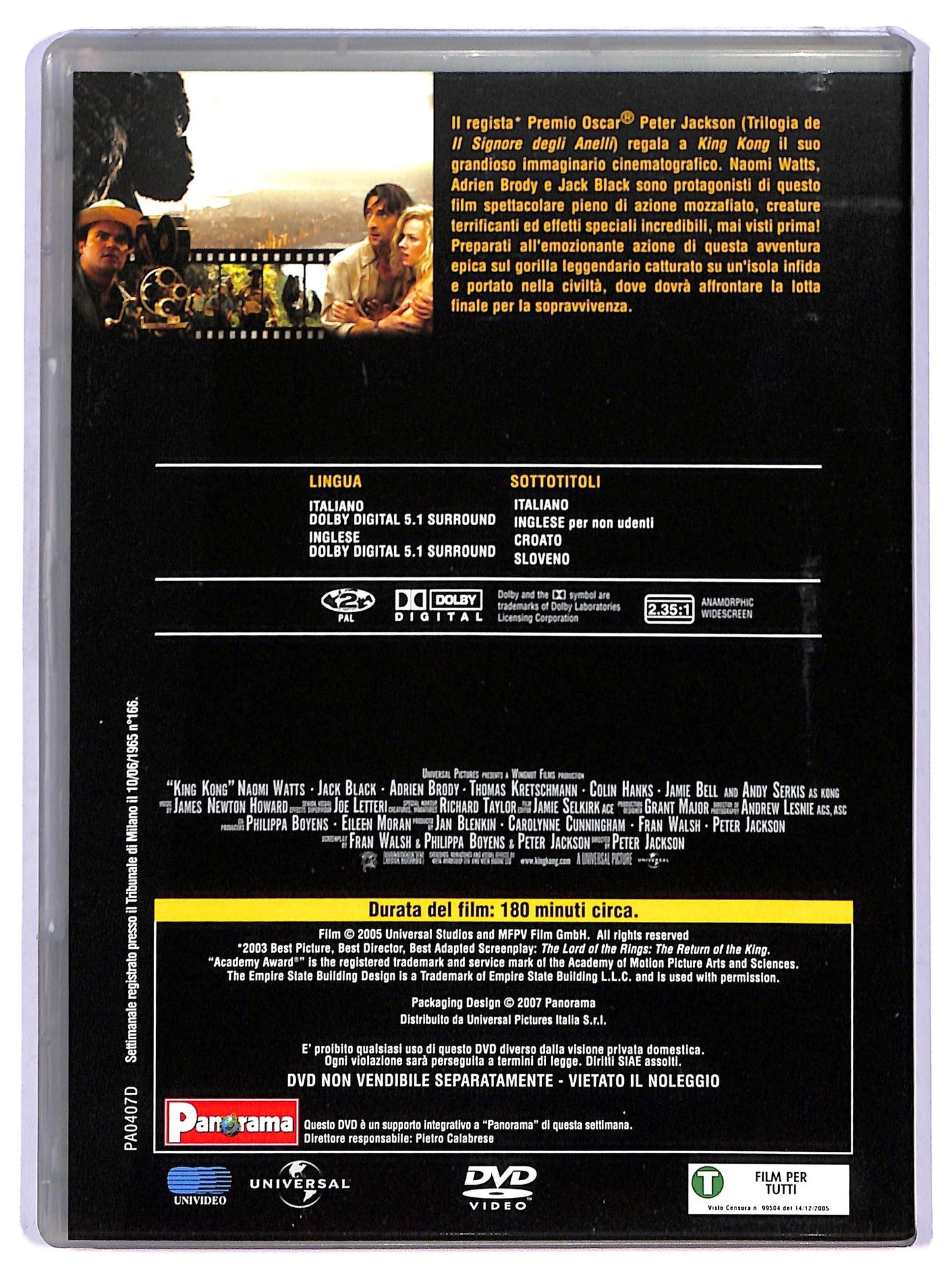 EBOND King Kong  DVD  Editoriale D750544
