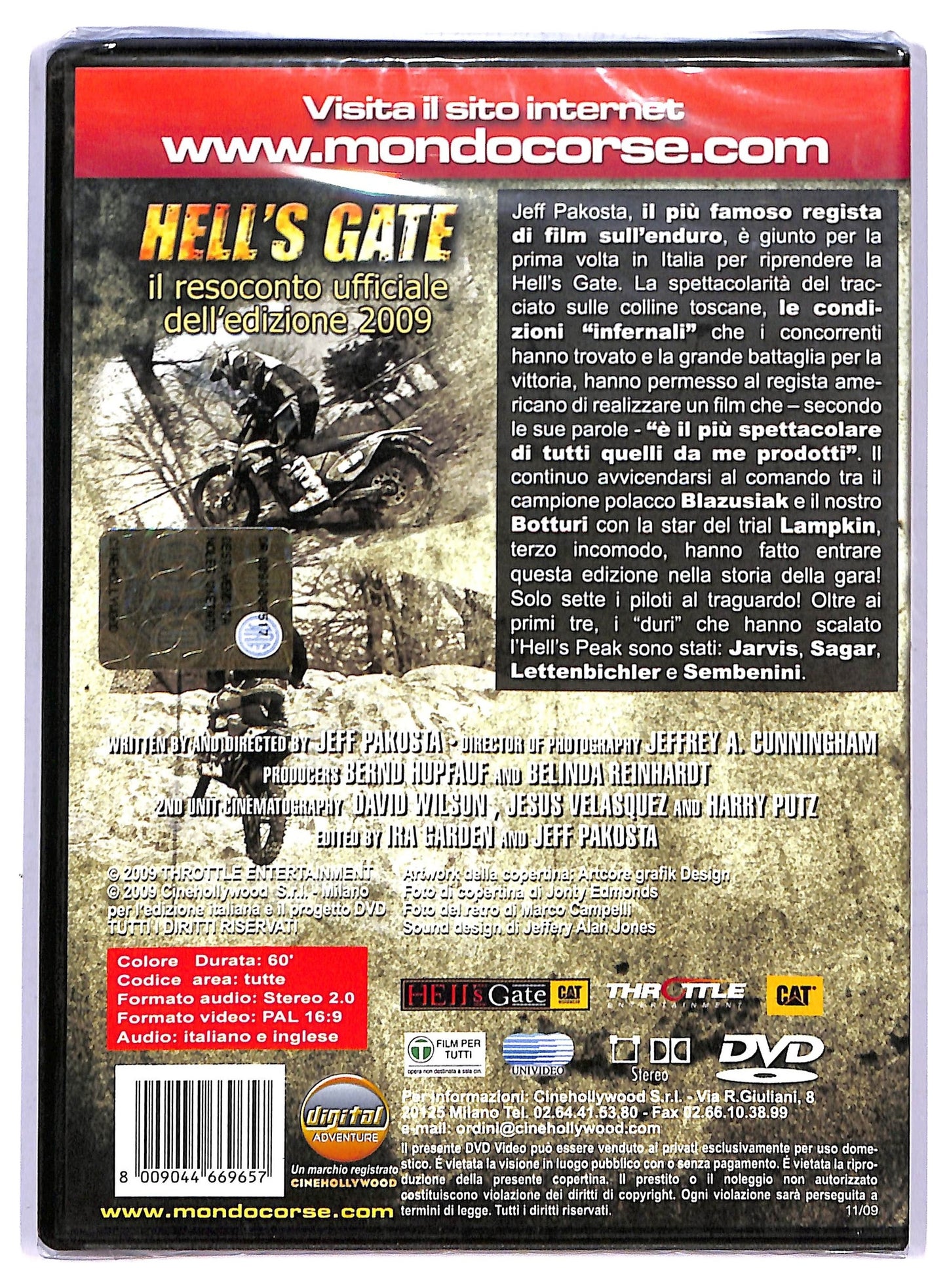 EBOND Hell's Gate 2009 DVD D750548