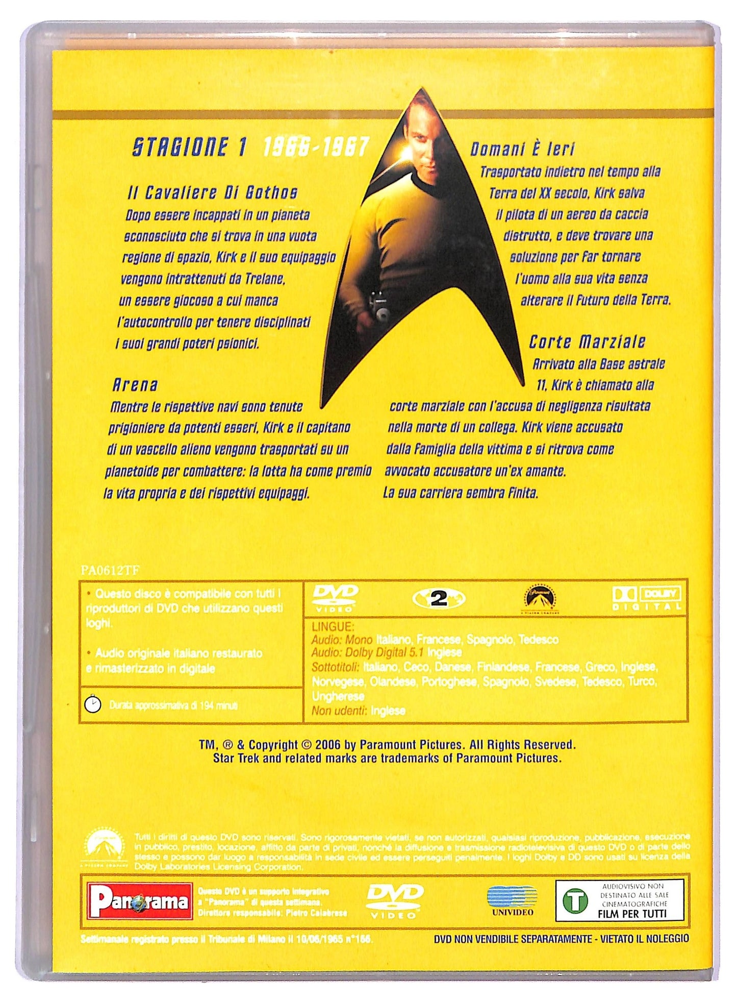 EBOND Star Trek Serie Classica Vol.5 Stagione 1 Episodi 17-20 DVD D750604