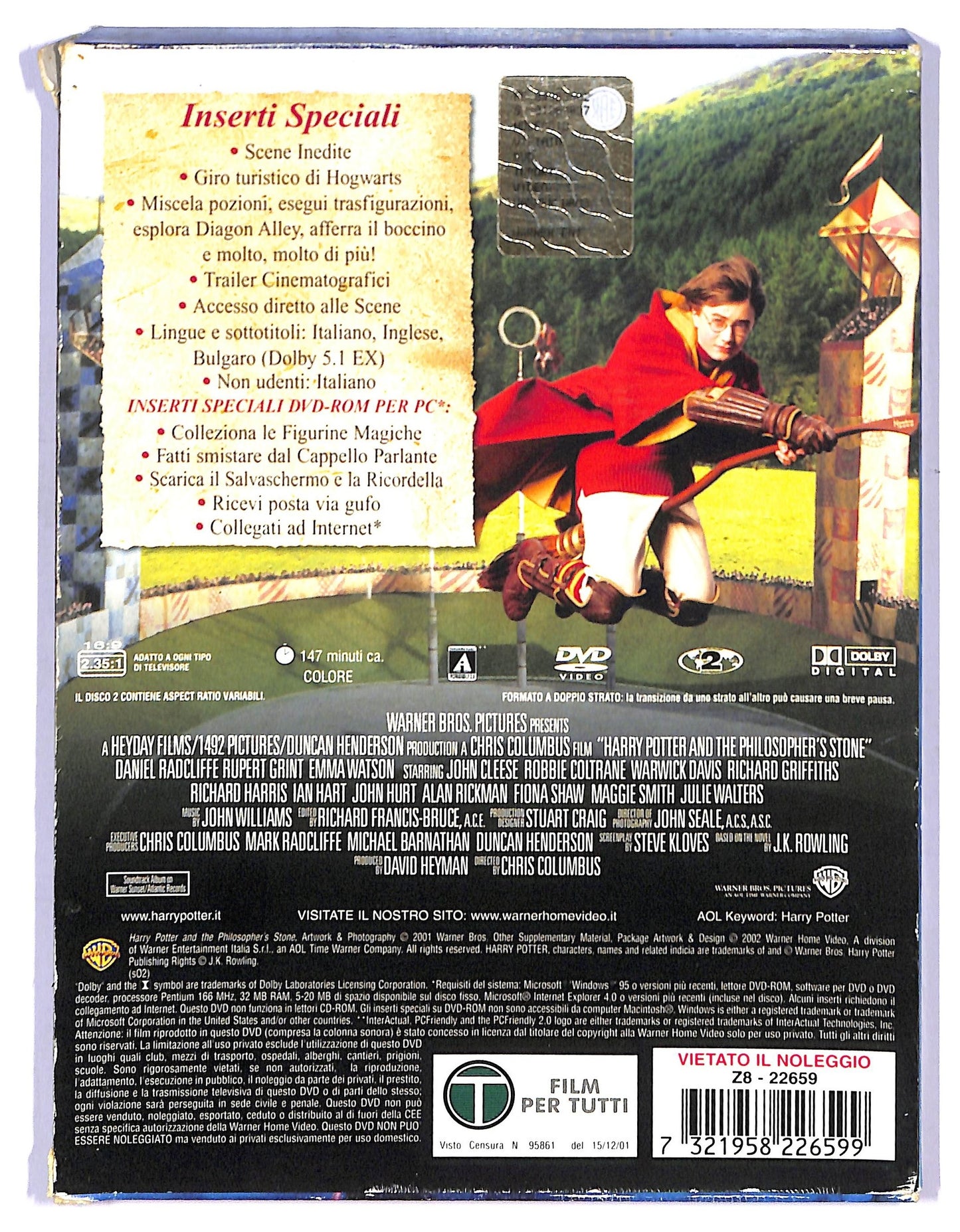 EBOND harry potter e la pietra filosofale  DIGIPACK DVD D750639