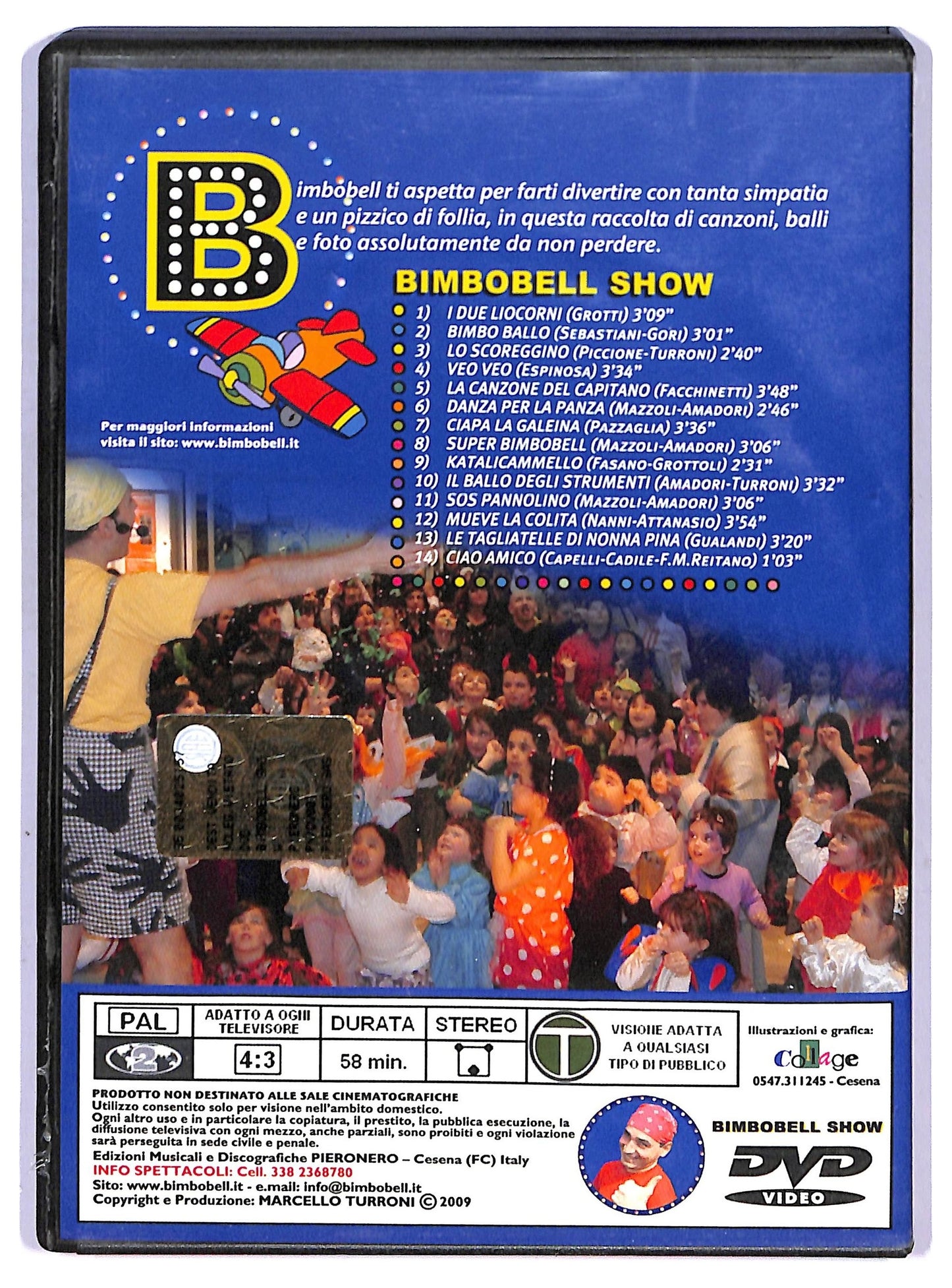EBOND Bimbobell show DVD EDITORIALE D750656
