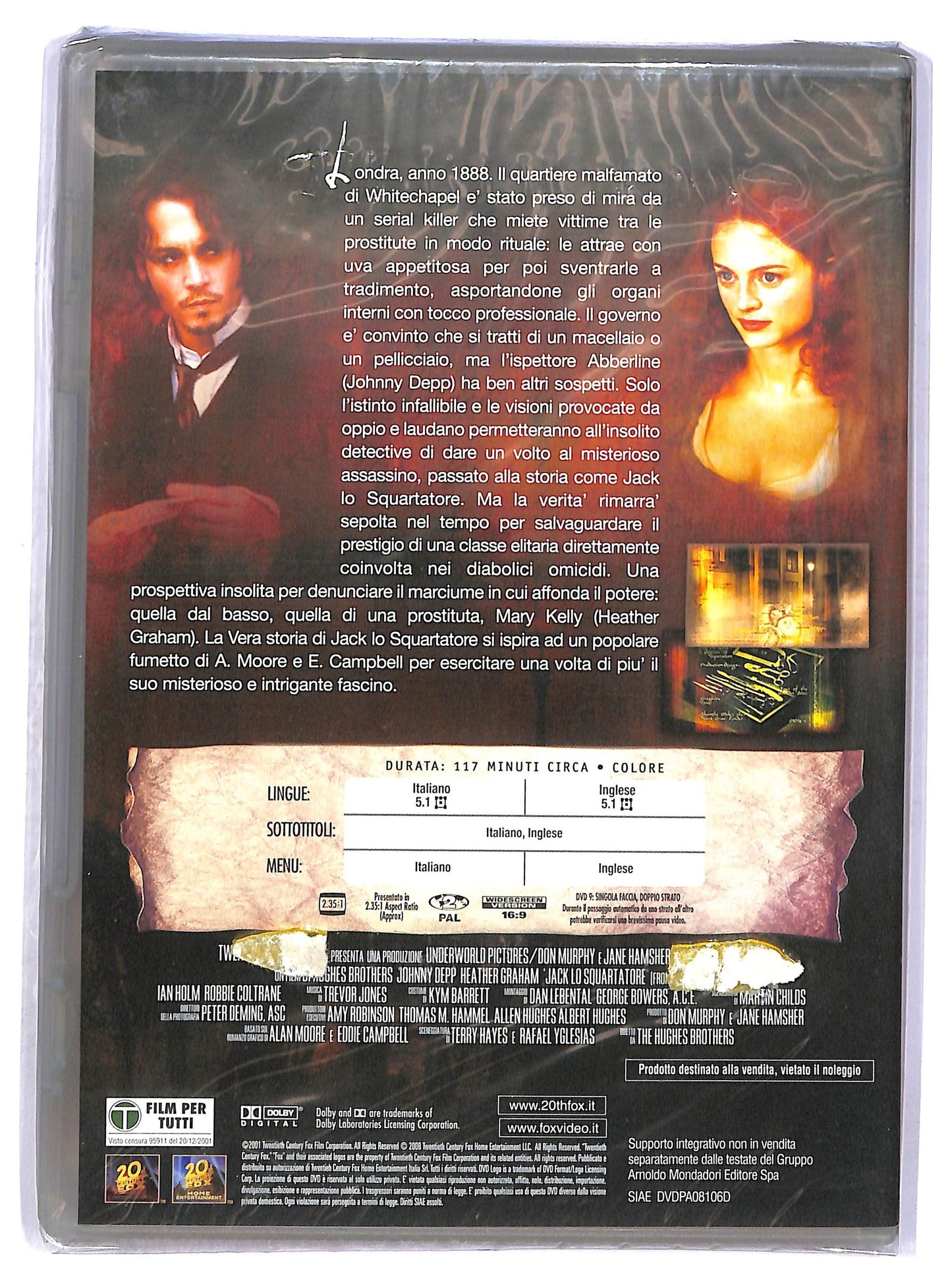 EBOND Jack Lo squartatore EDITORIALE DVD D750729