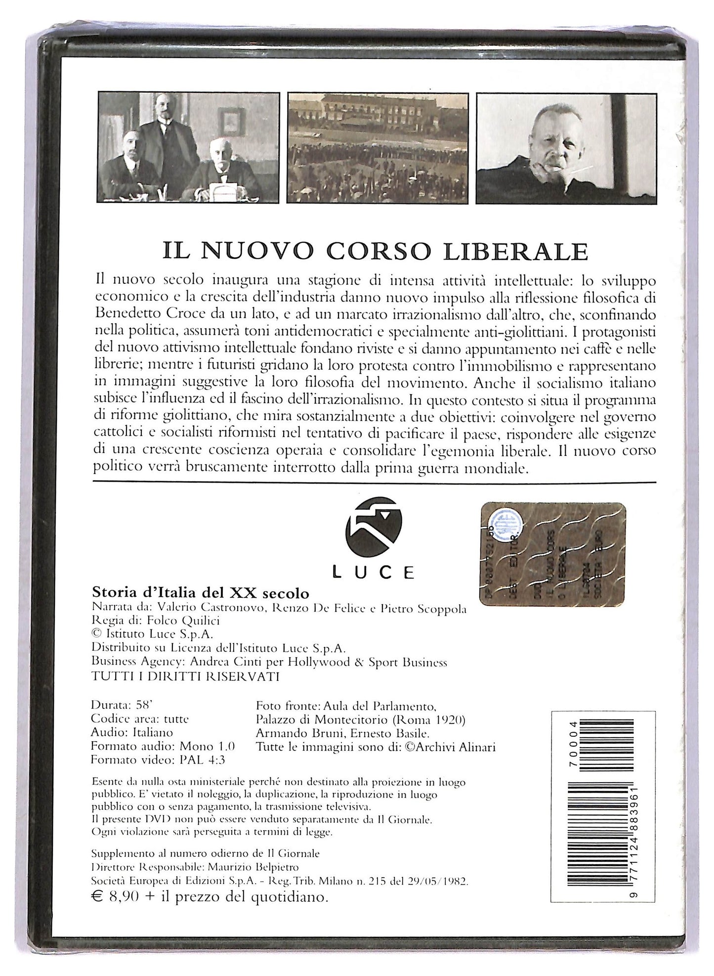 EBOND Il nuovo corso liberale EDITORIALE DVD D750906