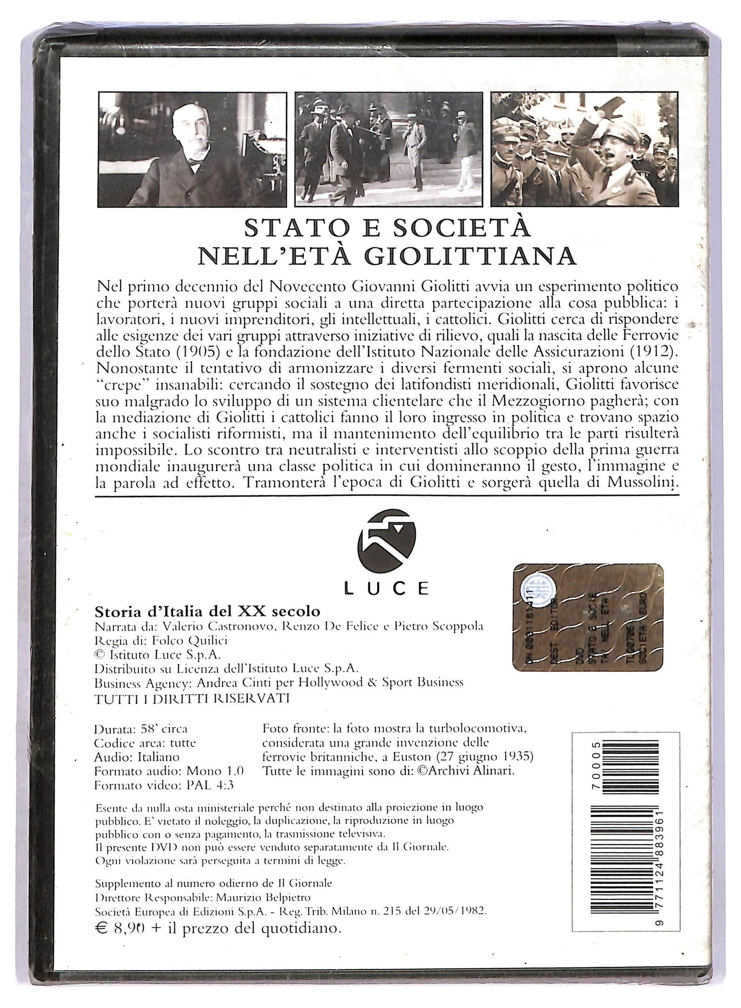 EBOND Il nuovo corso liberale EDITORIALE DVD D750907