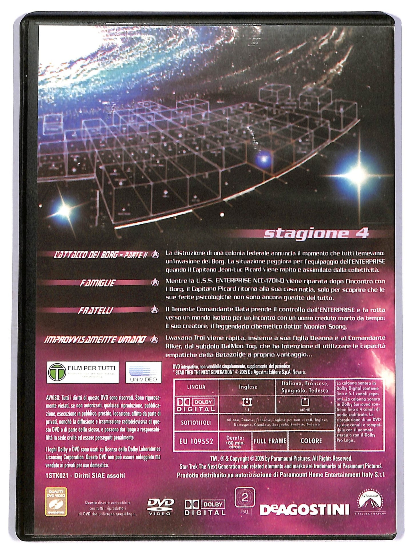 EBOND Star Trek: The Next Generation stagione 4 vol.1 EDITORIALE DVD D751006