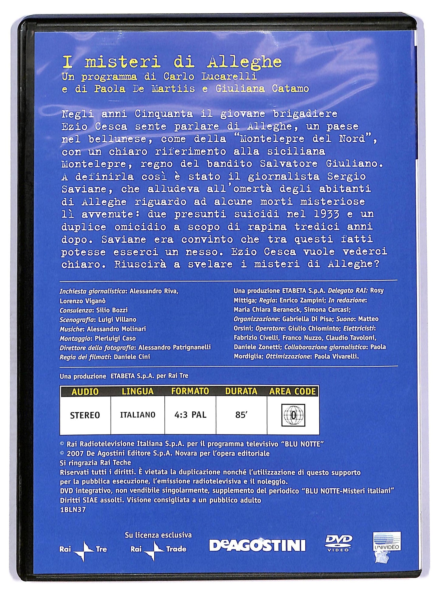 EBOND I misteri de Alleghe vol.37  EDITORIALE  DVD D751102