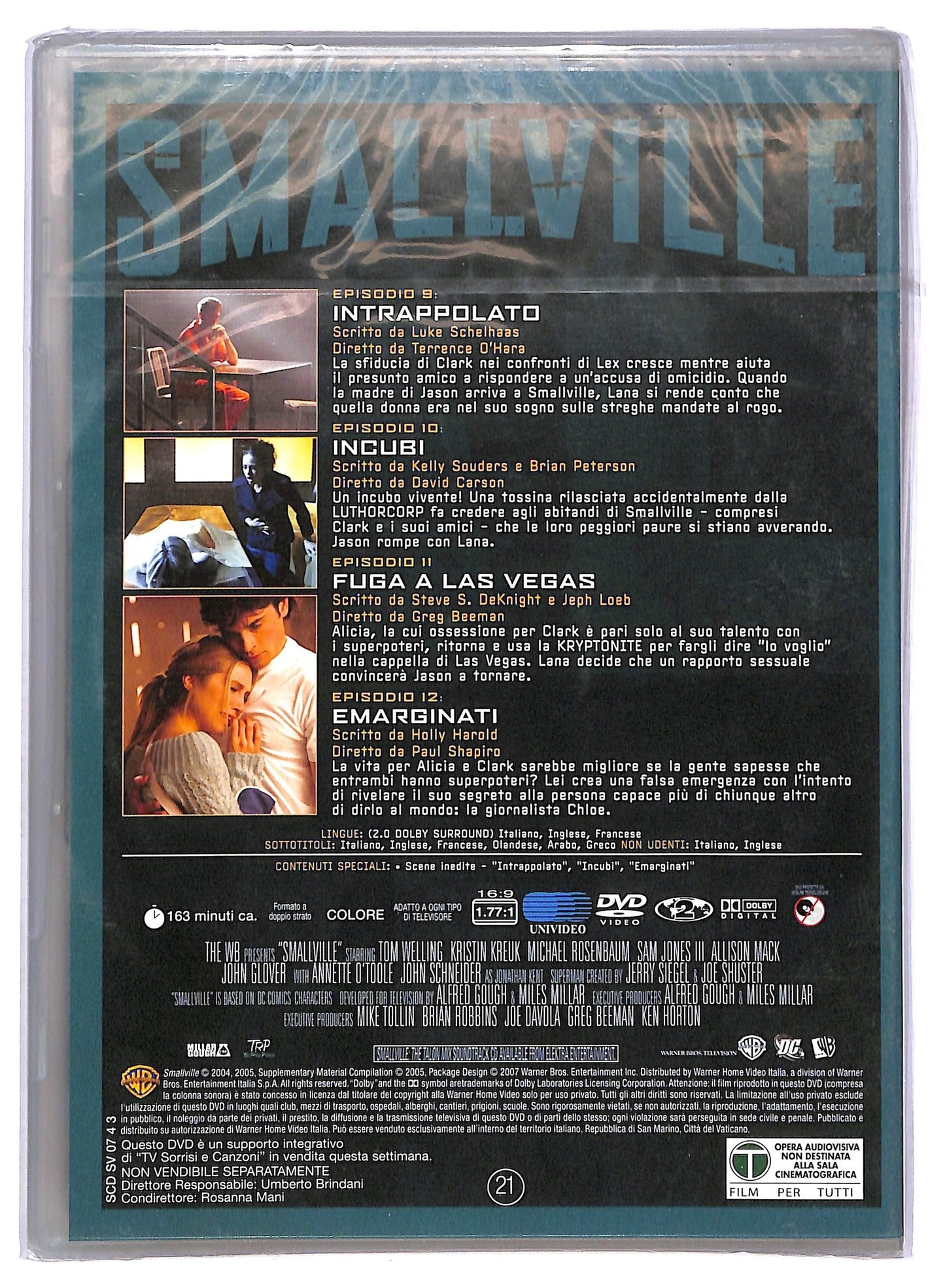 EBOND Smallville Stagione 4 Disco 3 EDITORIALE DVD D751122