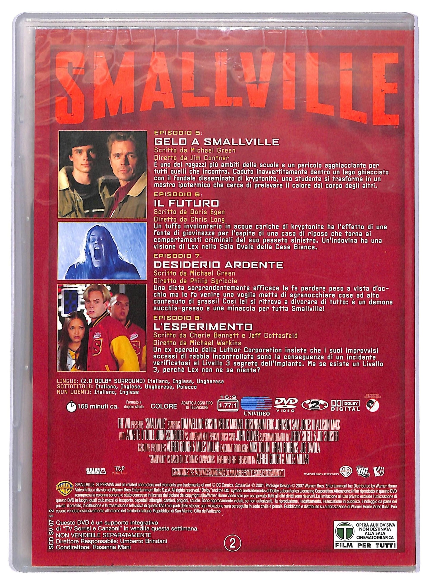EBOND Smallville  Stagione 1 Disco Due DVD  Editoriale D751129
