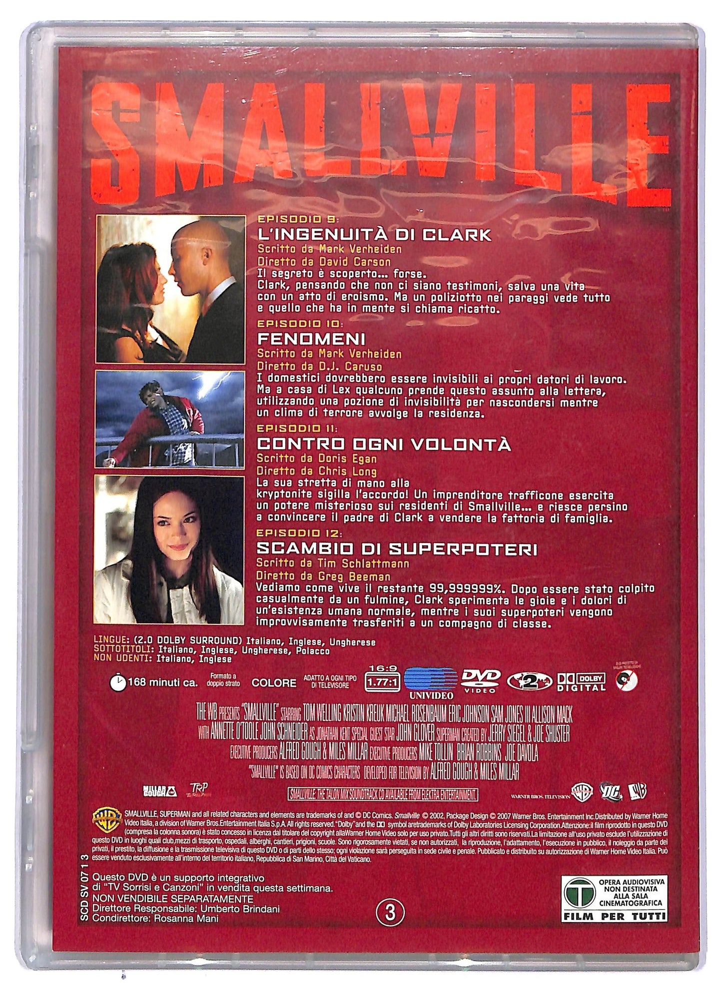 EBOND Smallville Stagione 1 Disco 3 EDITORIALE DVD D751130