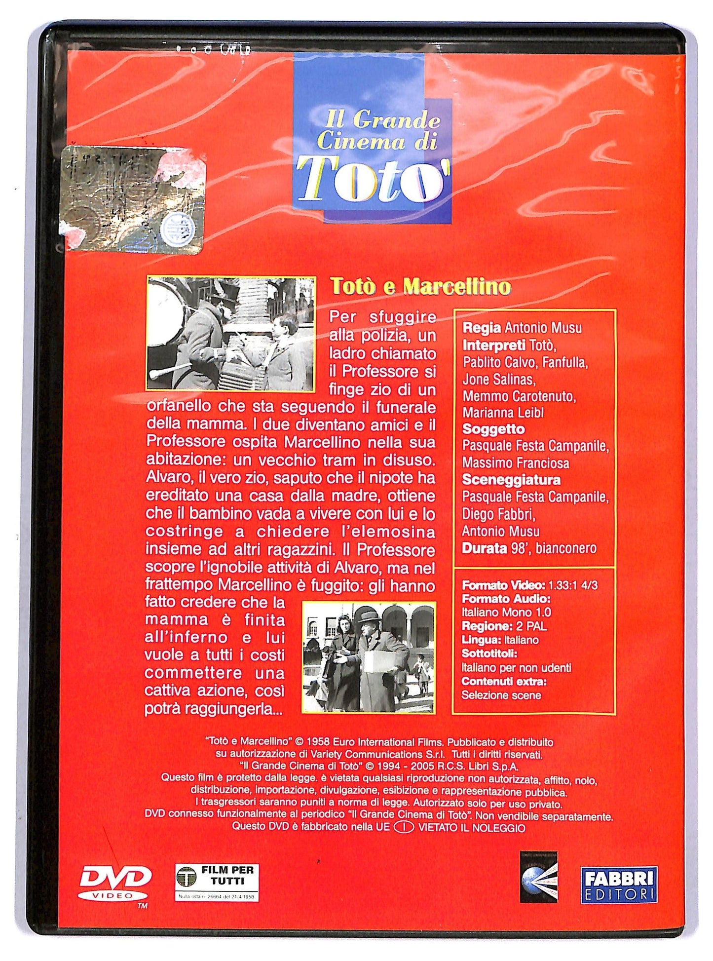 EBOND Toto e Marcellino EDITORIALE DVD D751165