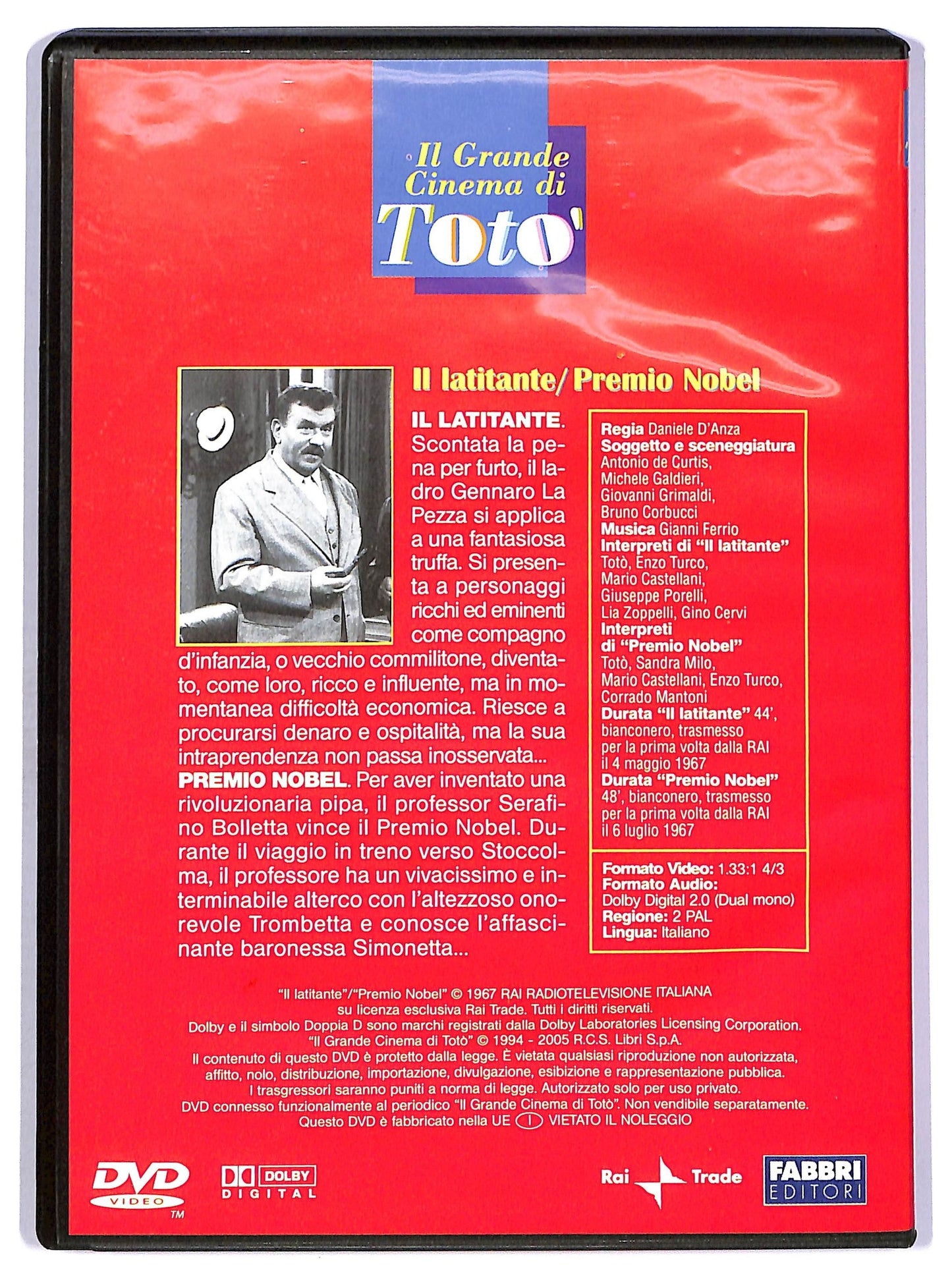 EBOND il latitante - premio nobel  EDITORIALE DVD D751174
