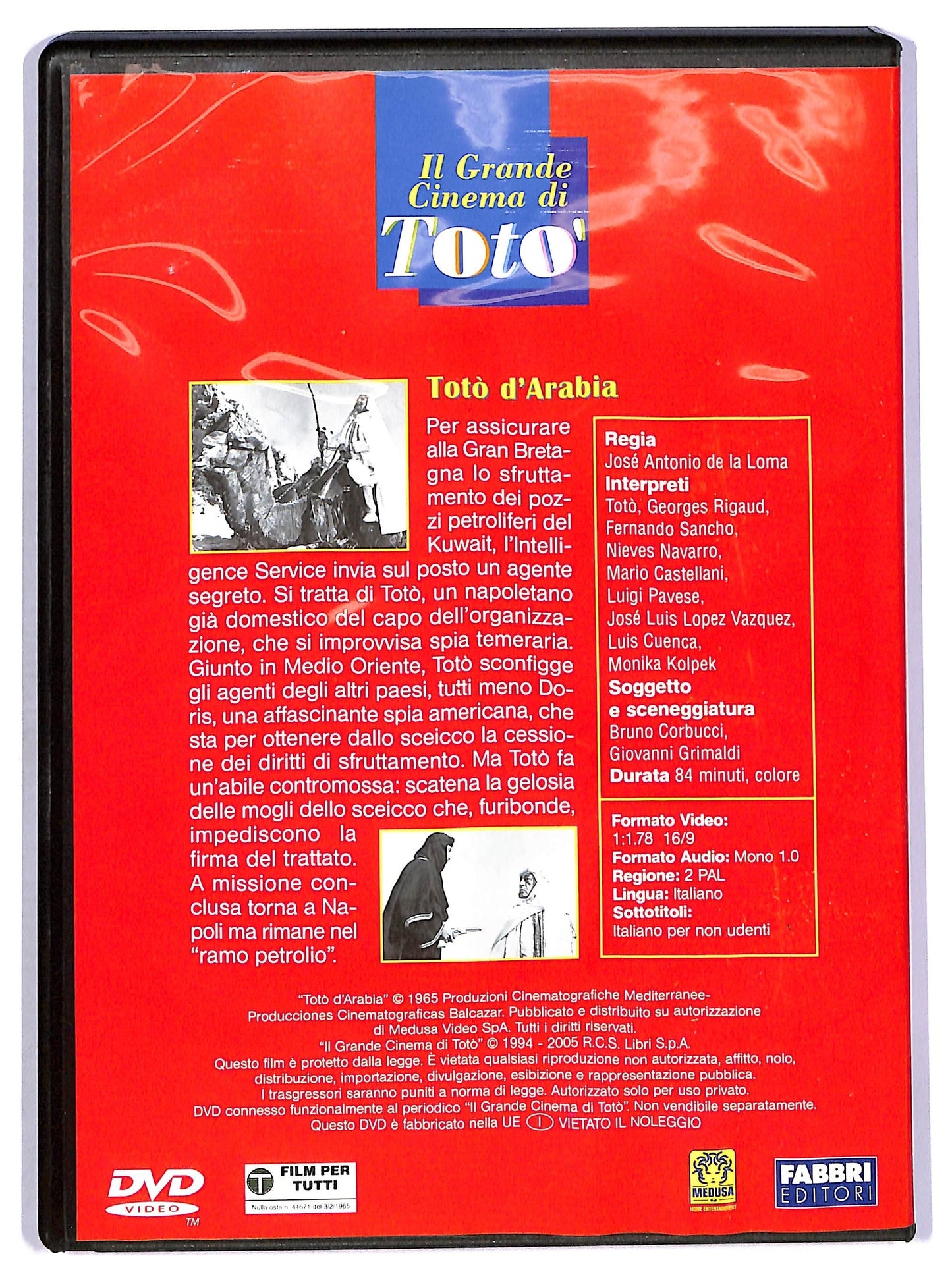 EBOND Toto d'Arabia  EDITORIALE DVD D751179