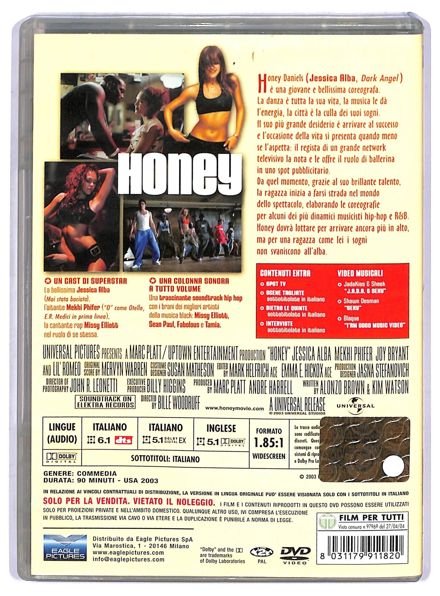 EBOND Honey DVD D751227