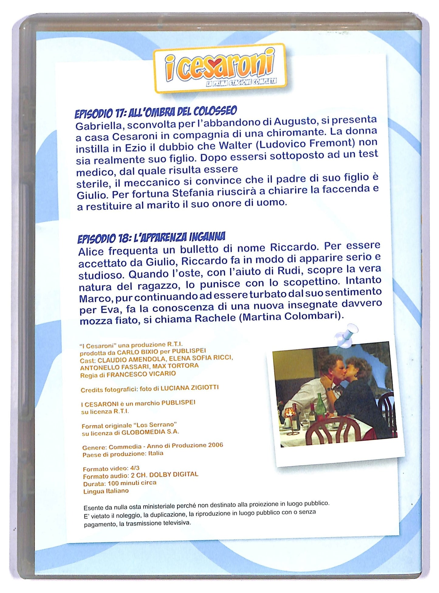 EBOND I Cesaroni Prima Stagione Volume 9 Episodi 17-18 EDITORIALE DVD D751302