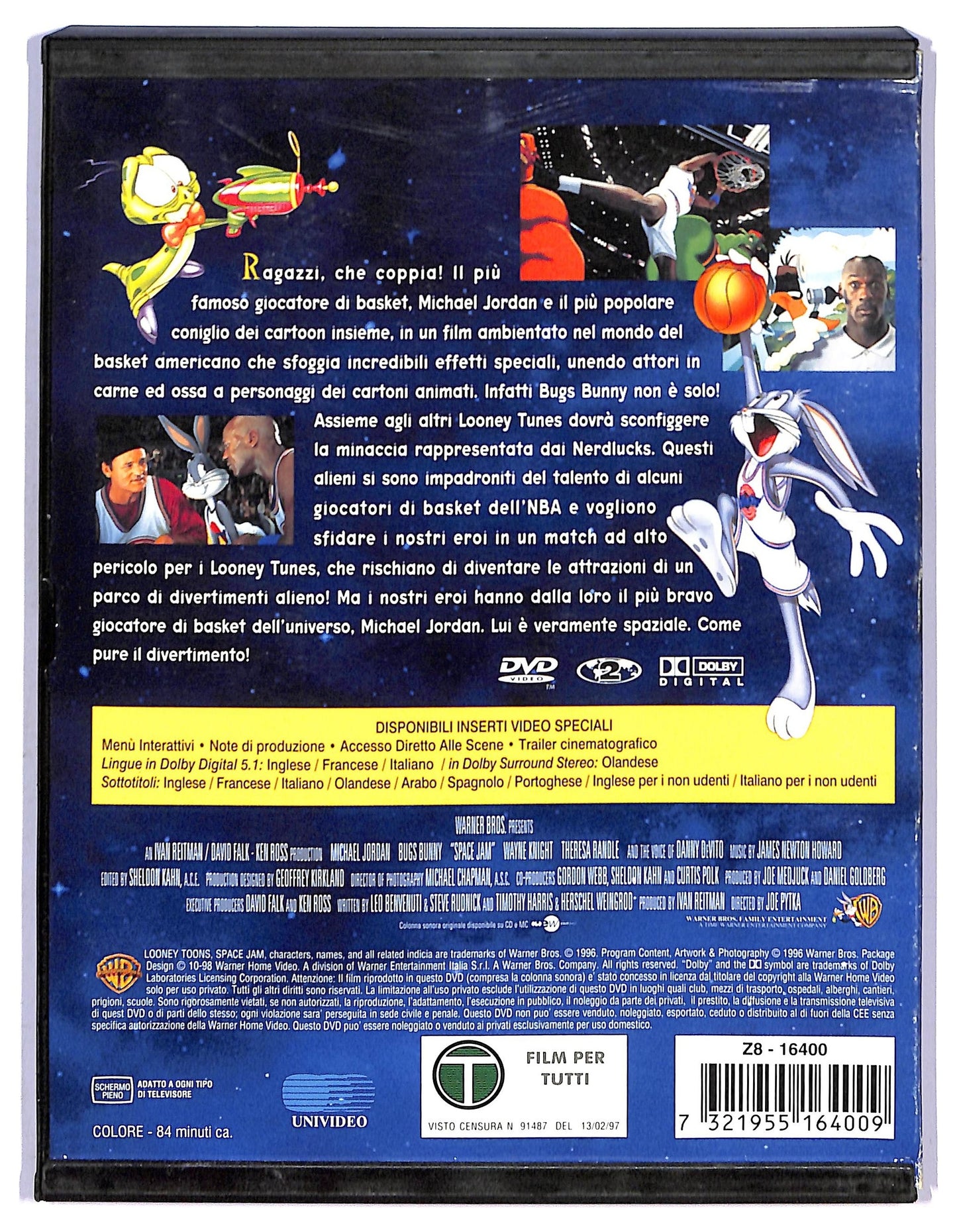 EBOND Space Jam DVD Snapper D751305