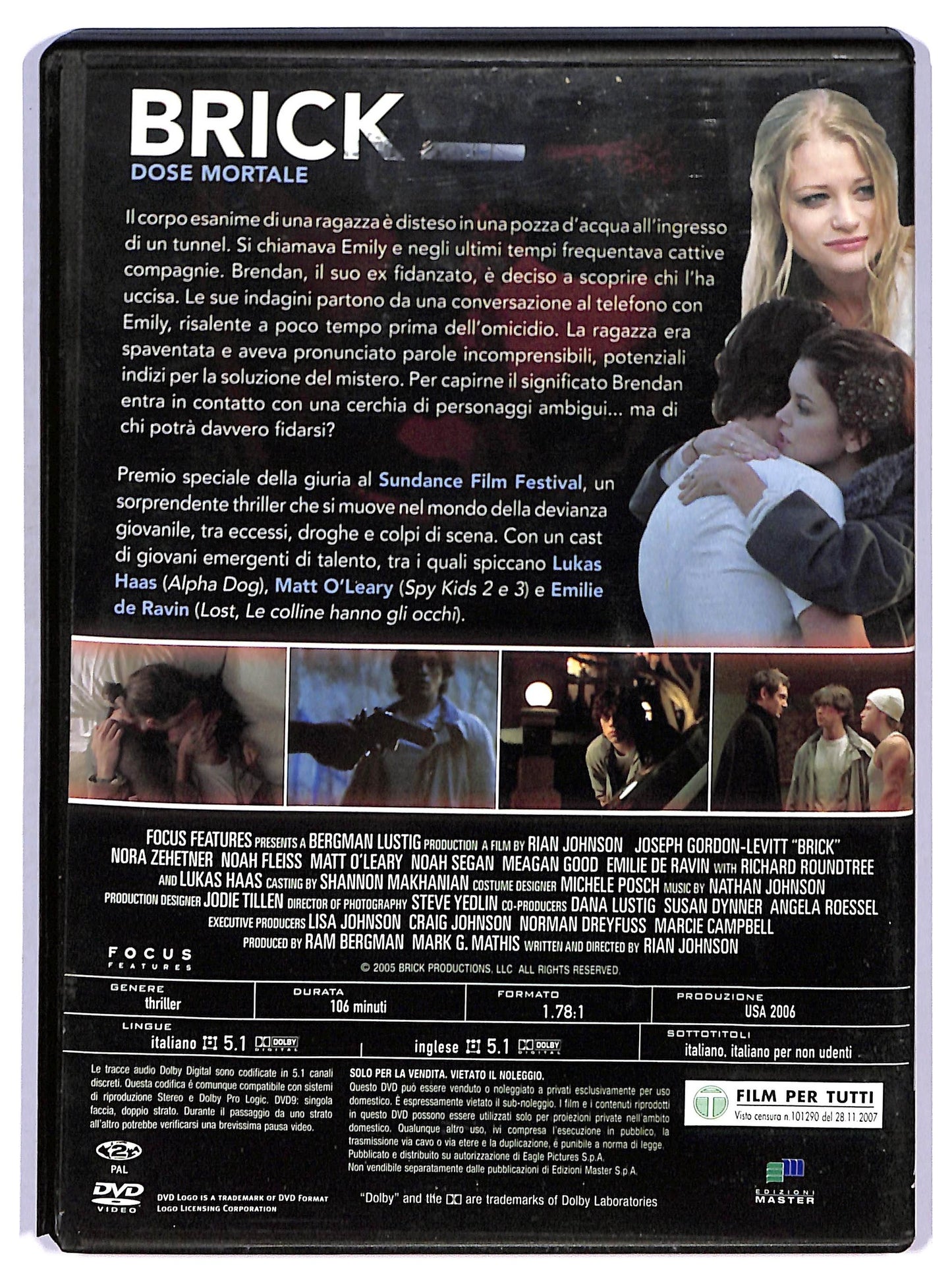 EBOND Brick - Dose mortale  EDITORIALE DVD D751336