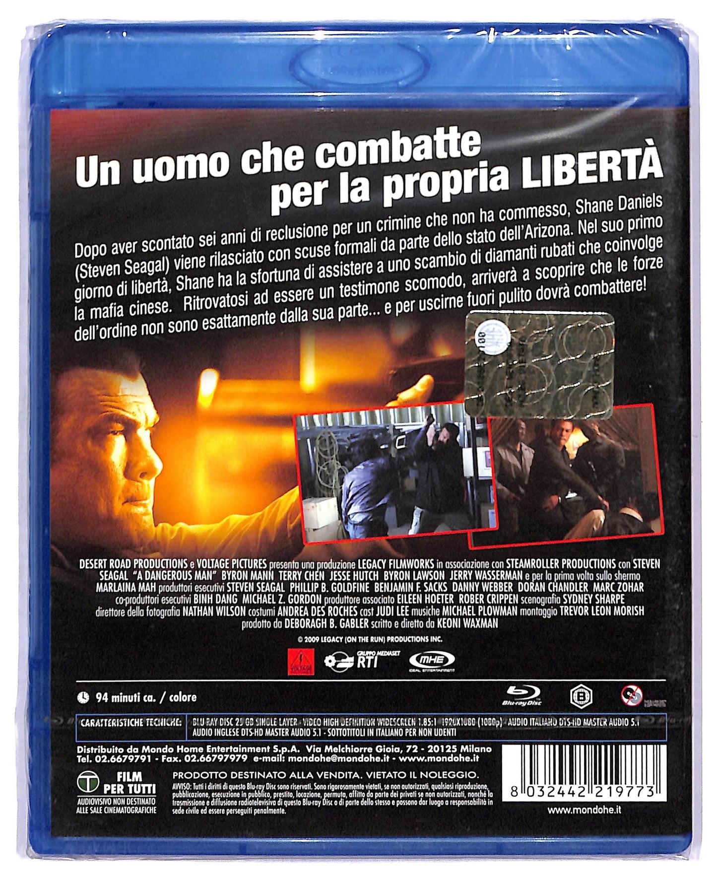 EBOND A Dangerous Man. Solo Contro Tutti BLURAY BLURAY D751509