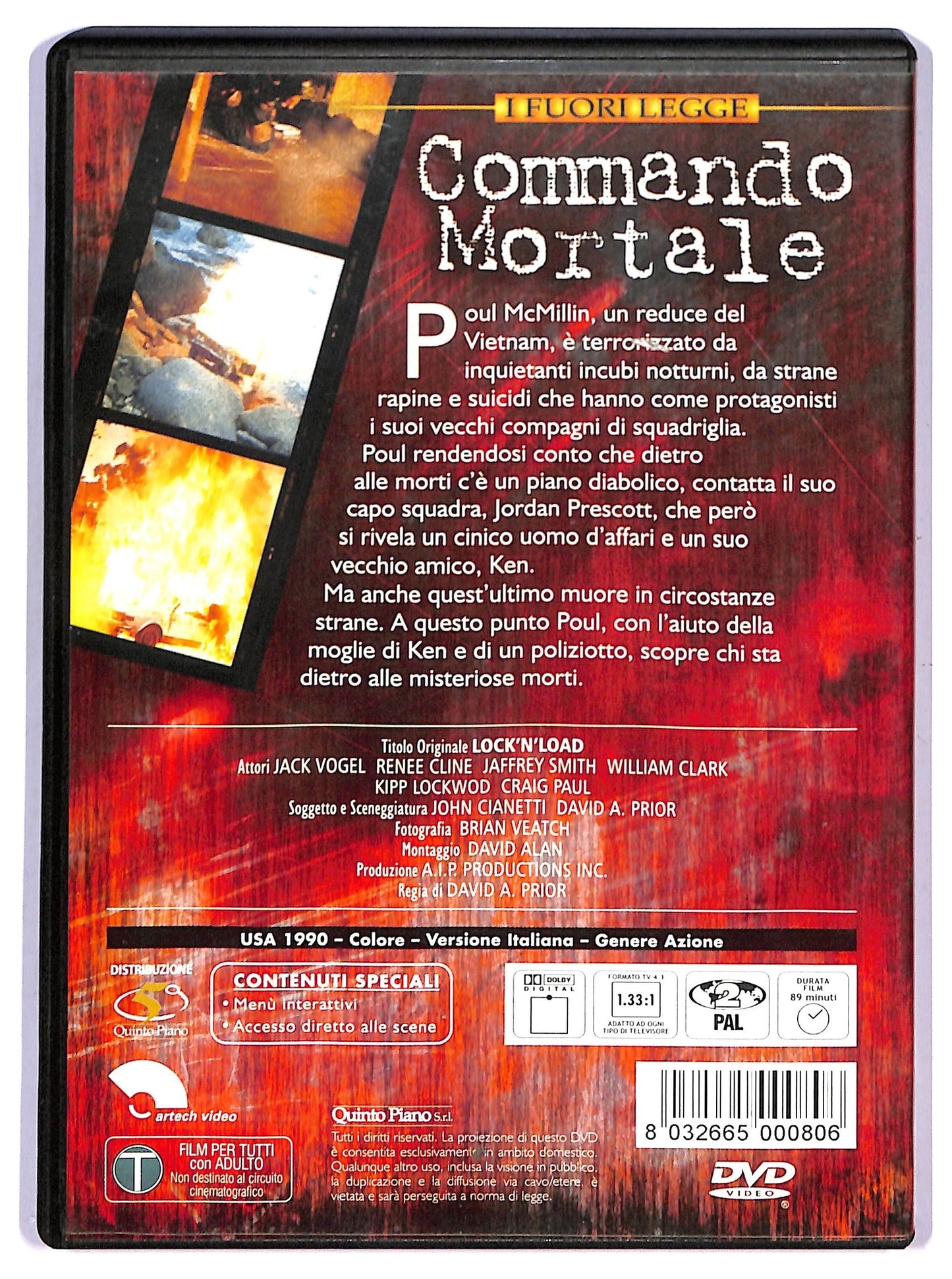 EBOND commando mortale DVD D751537
