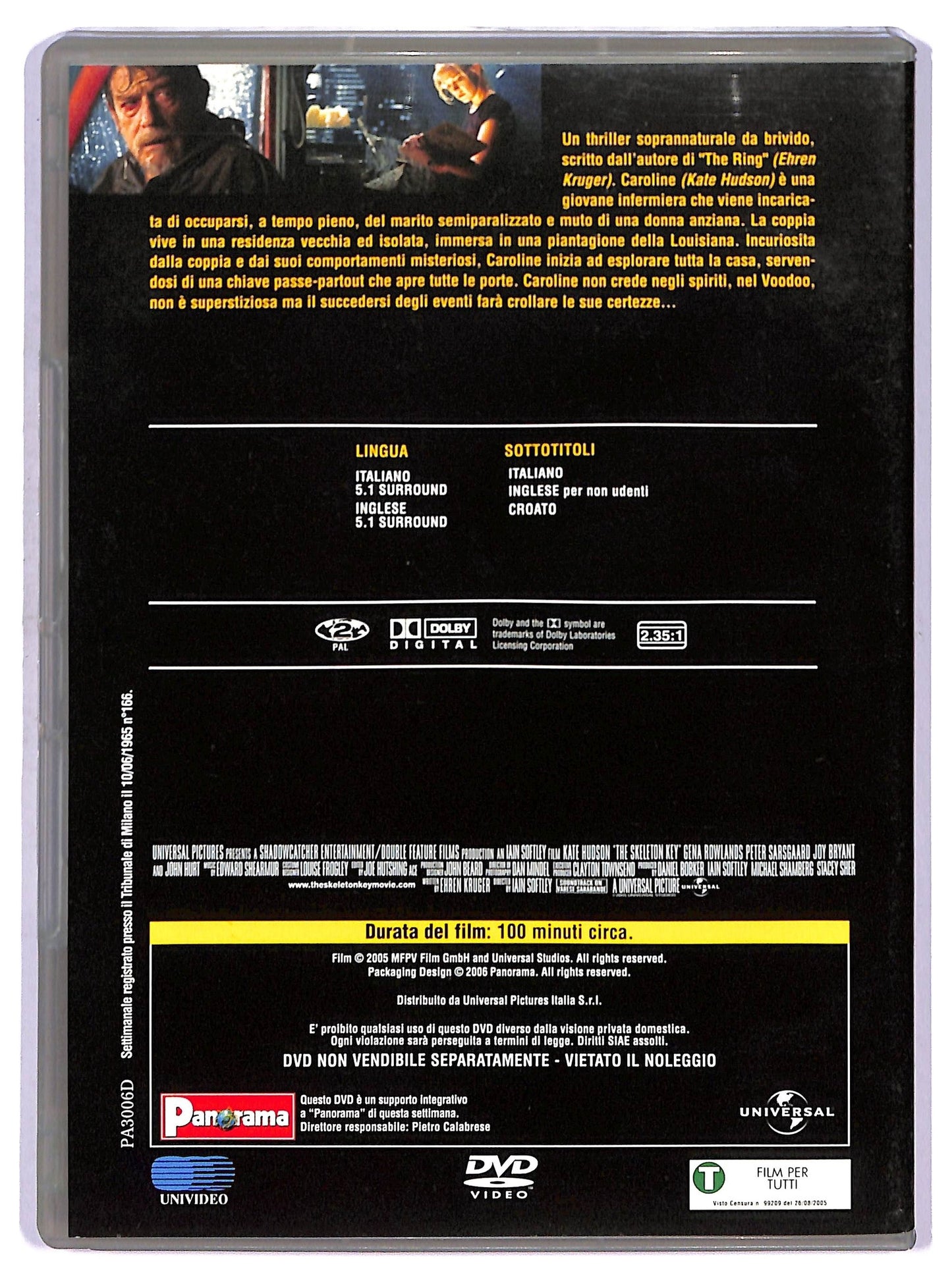 EBOND The Skeleton Key EDITORIALE DVD D751627