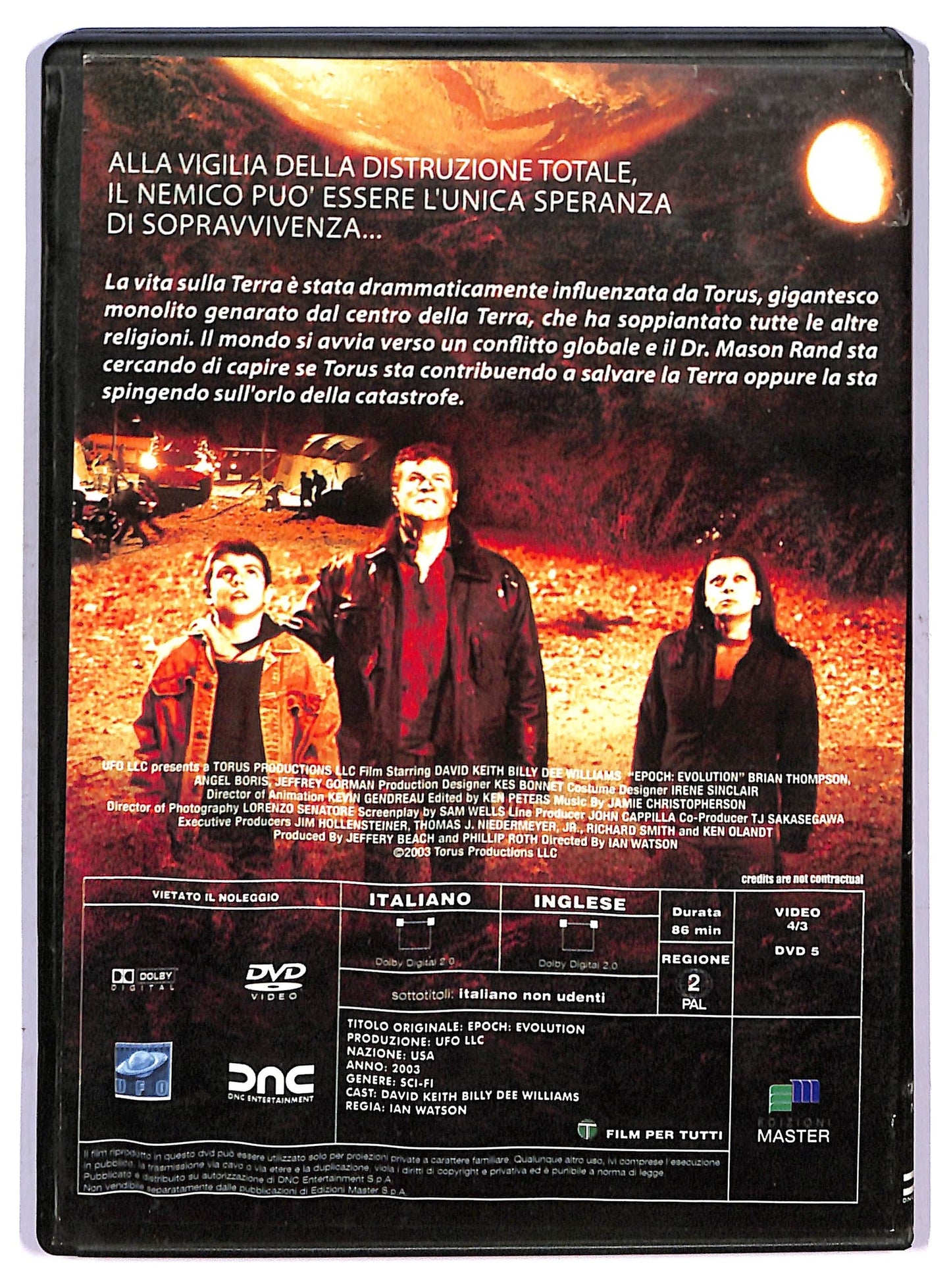 EBOND Epoch Evolution  EDITORIALE DVD D751645