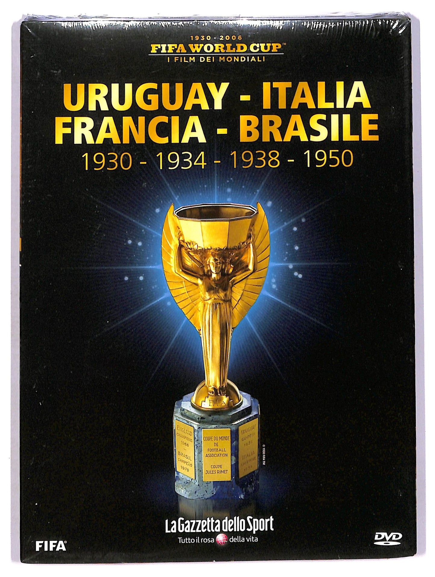 EBOND Uruguay - Italia - Francia - Brasile 1930-1934-1938-1950 Slipcase EDITORIALE DVD D751923