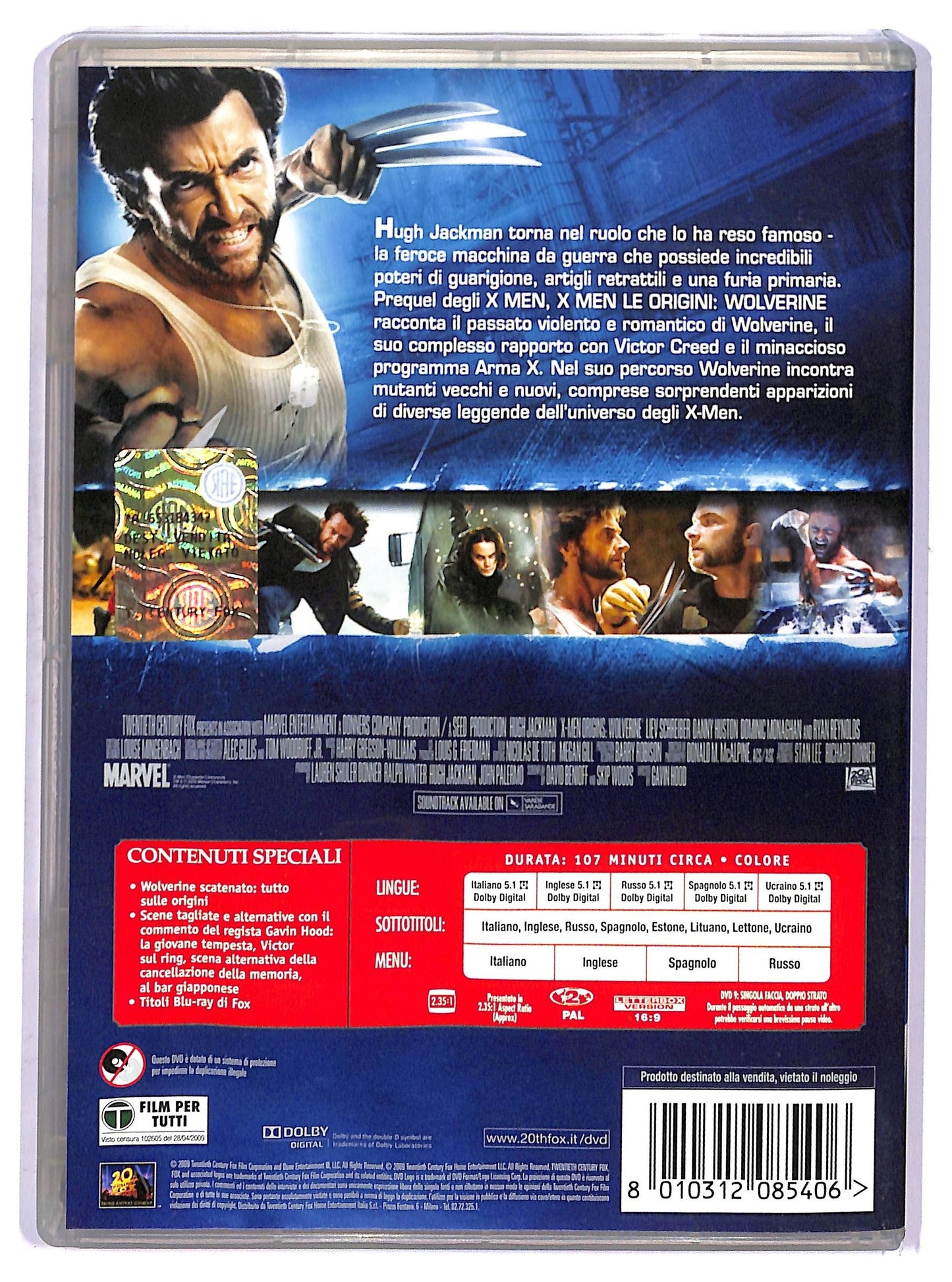 EBOND X - Men le origini Wolverine  DVD D752037