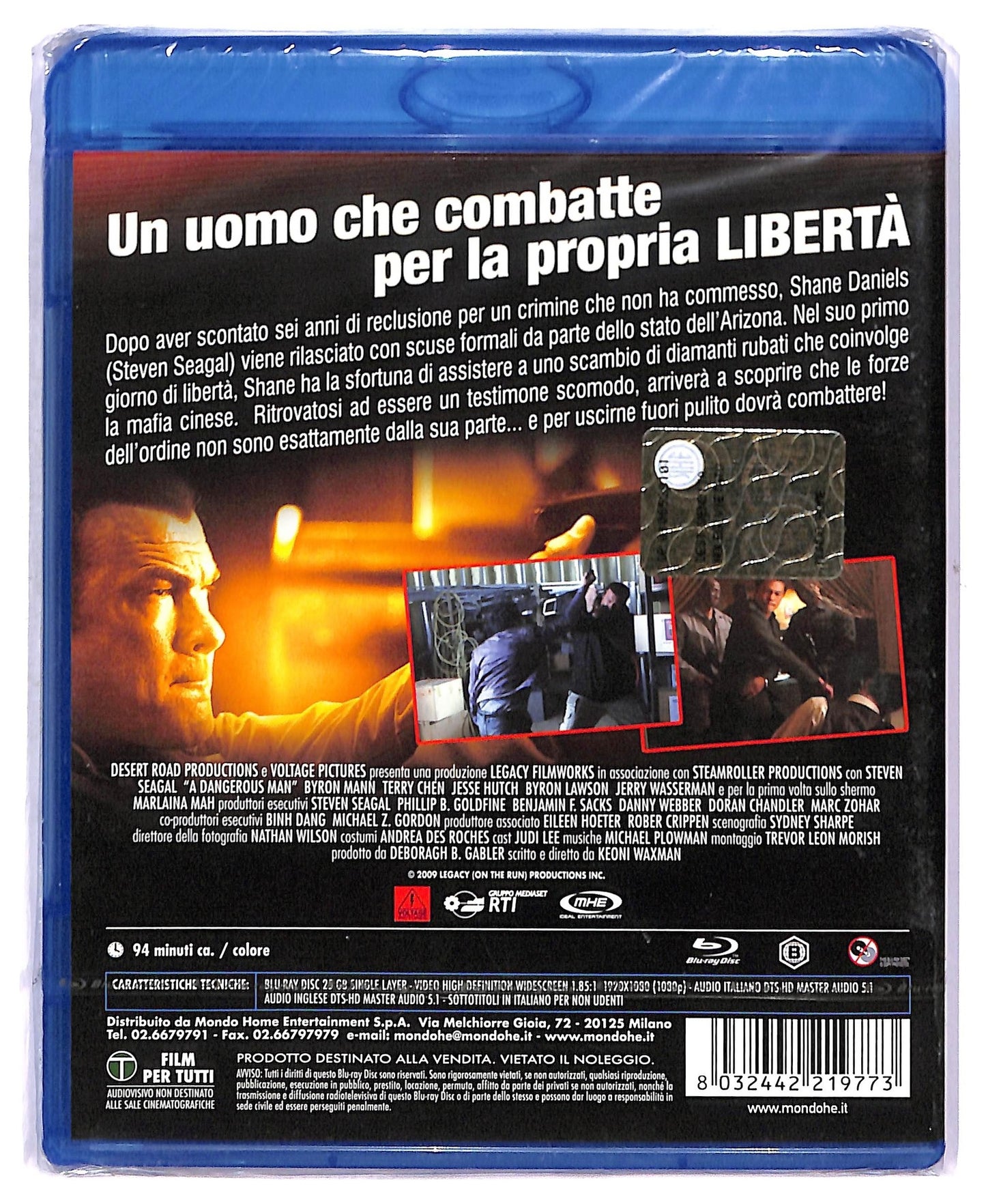 EBOND A Dangerous Man. Solo Contro Tutti BLURAY BLURAY D752064