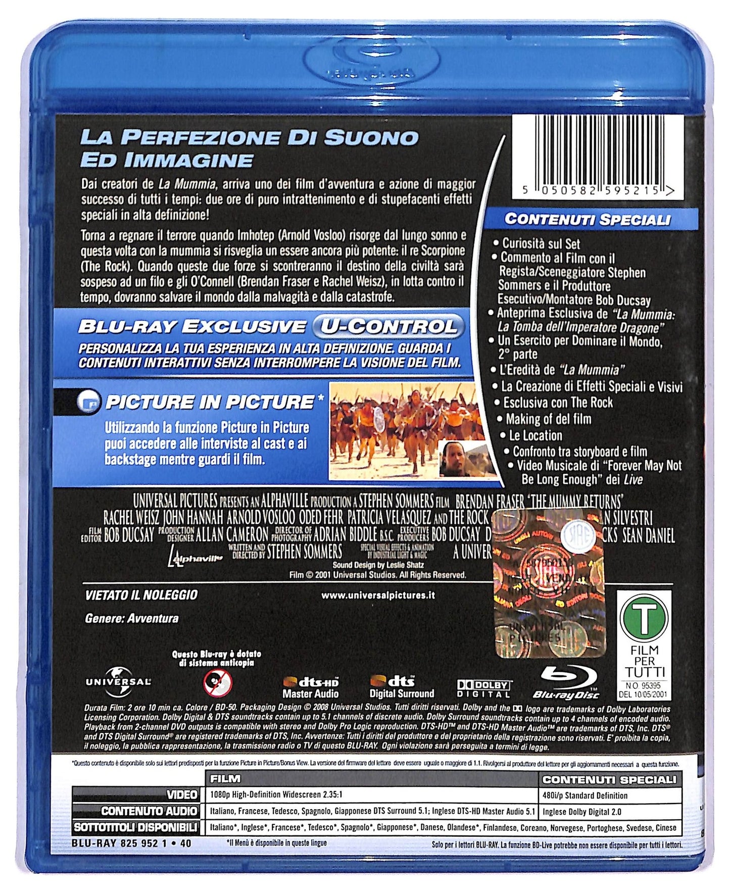 EBOND la mummia - il ritorno BLURAY D752065