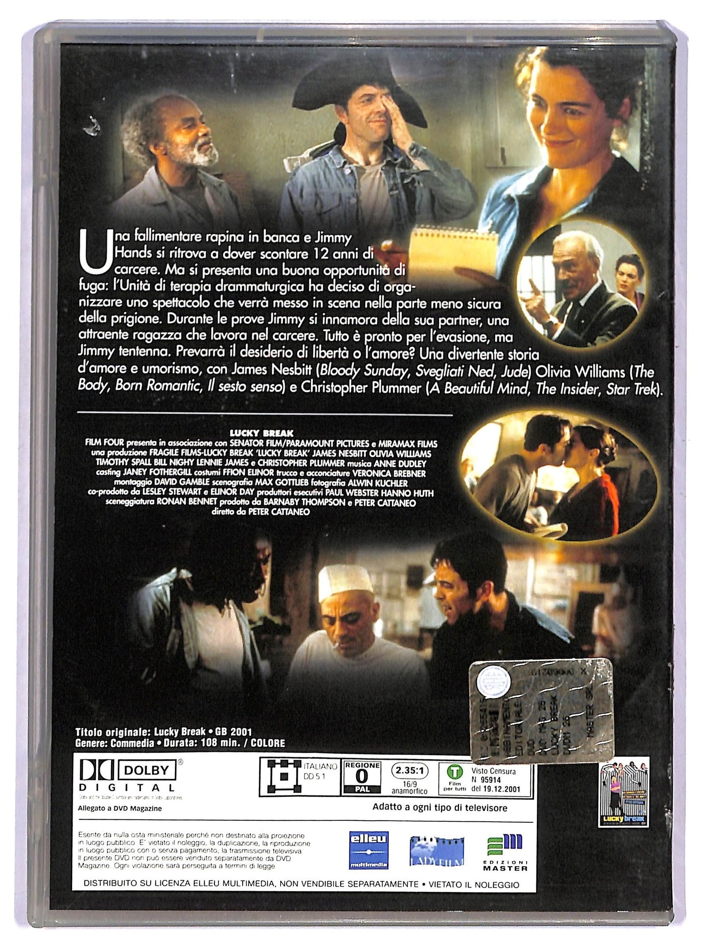 EBOND Lucky Break (2001) Di Peter Cattaneo DVD Editoriale D752069