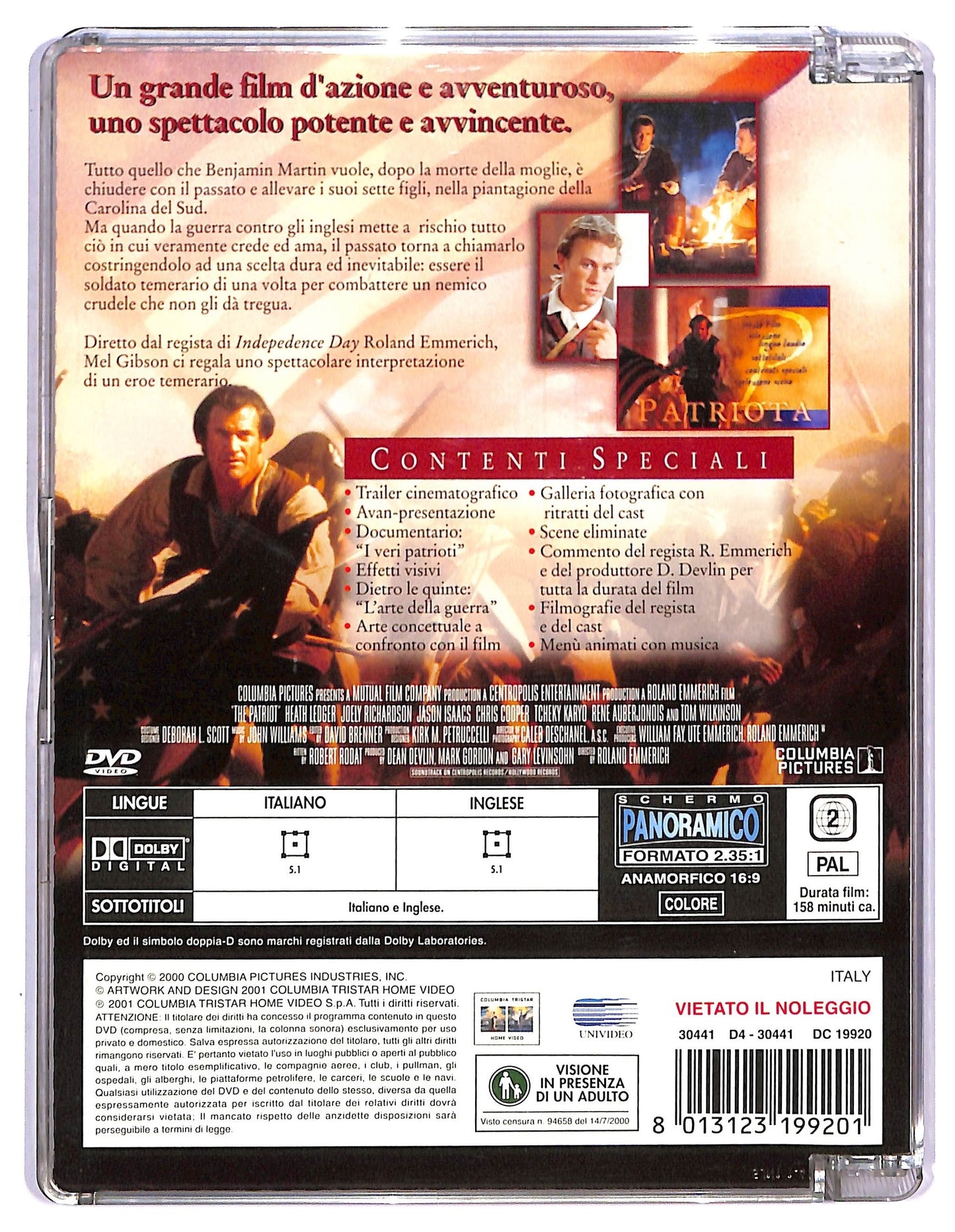 EBOND Il patriota SJB DVD D752122