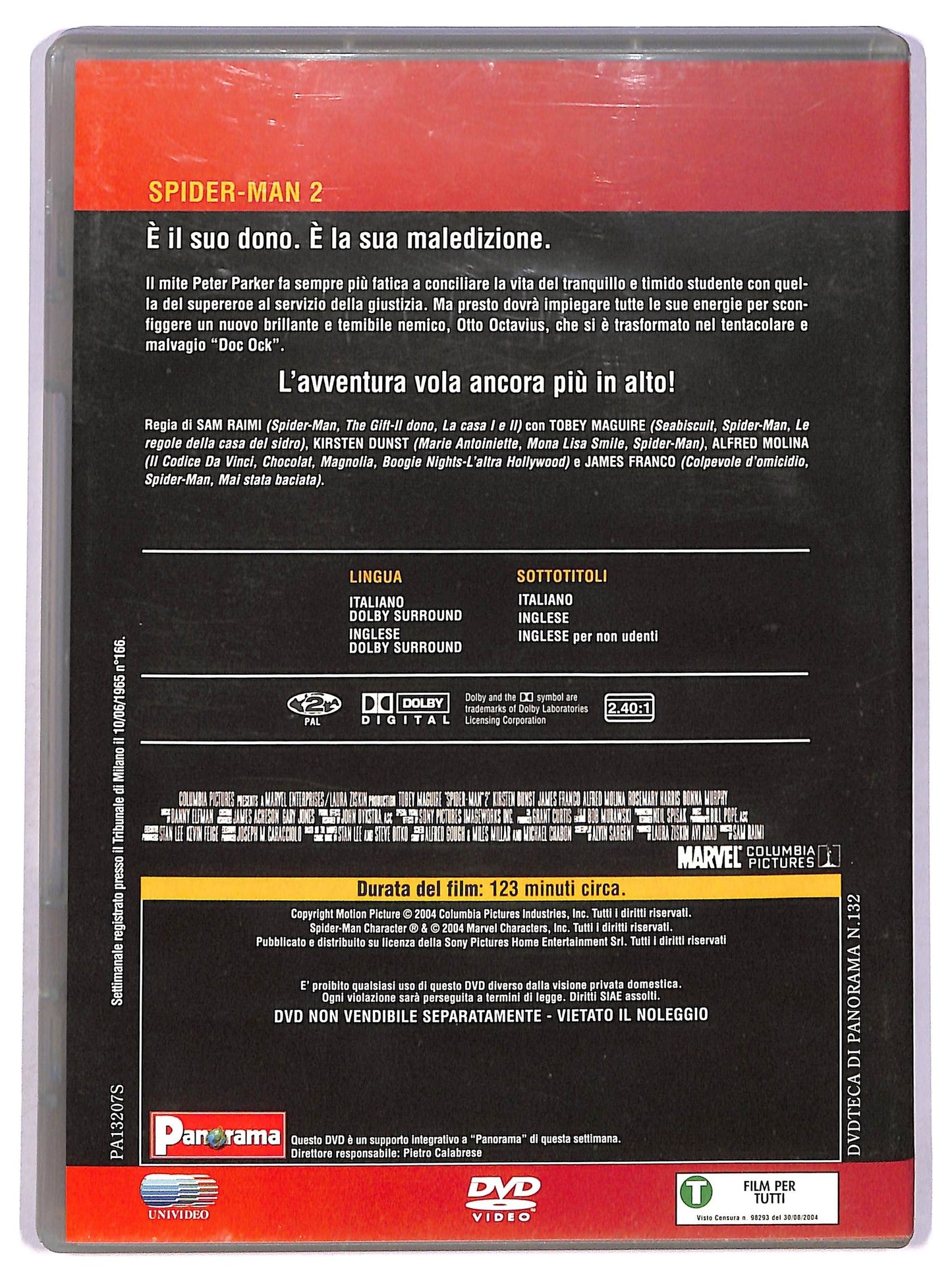 EBOND Spider-Man 2 EDITORIALE DVD D752237