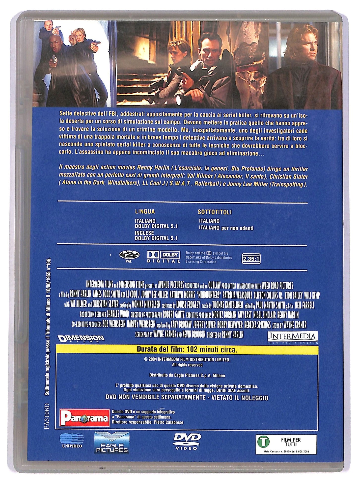 EBOND Nella Mente Del Serial Killer  DVD Editoriale D752321