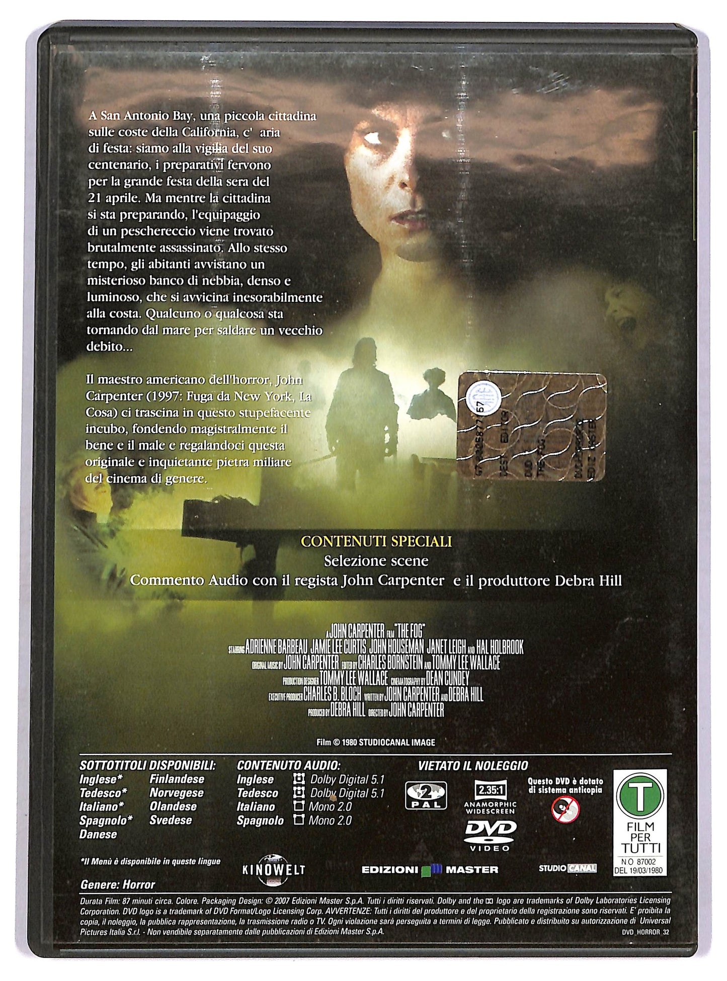 EBOND The Fog  EDITORIALE DVD D752331