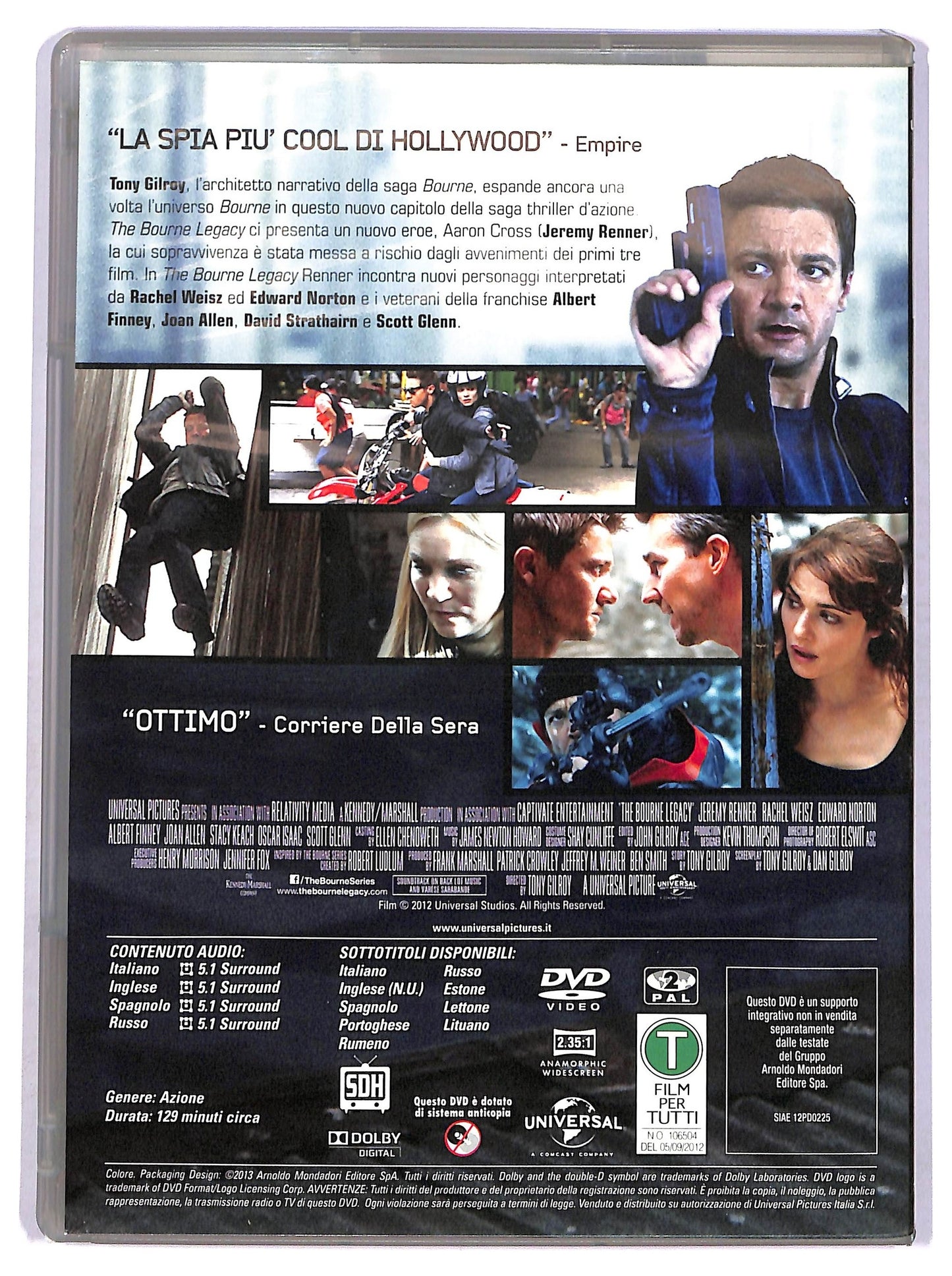 EBOND The Bourne Legacy EDITORIALE DVD D752346