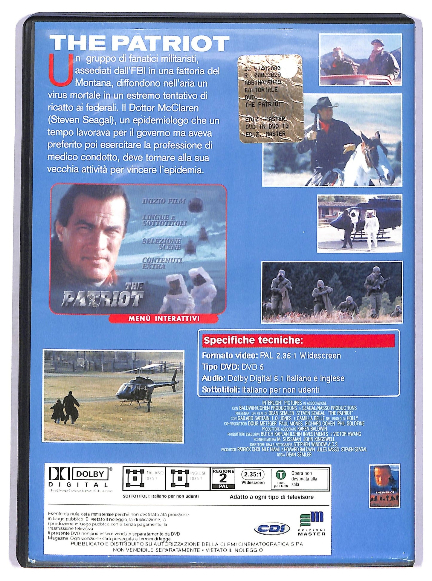 EBOND The Patriot DVD D752361
