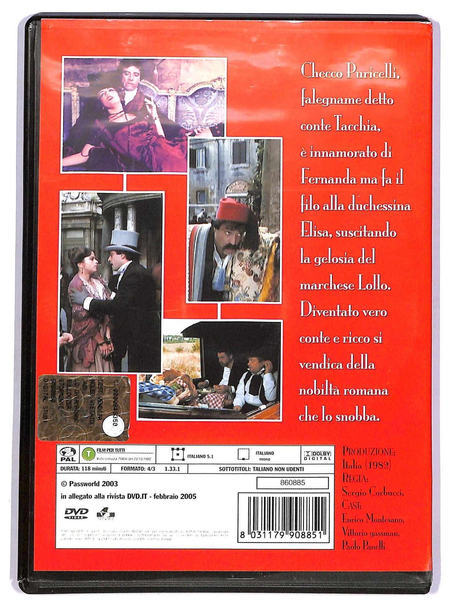 EBOND il conte tacchia DVD D752534