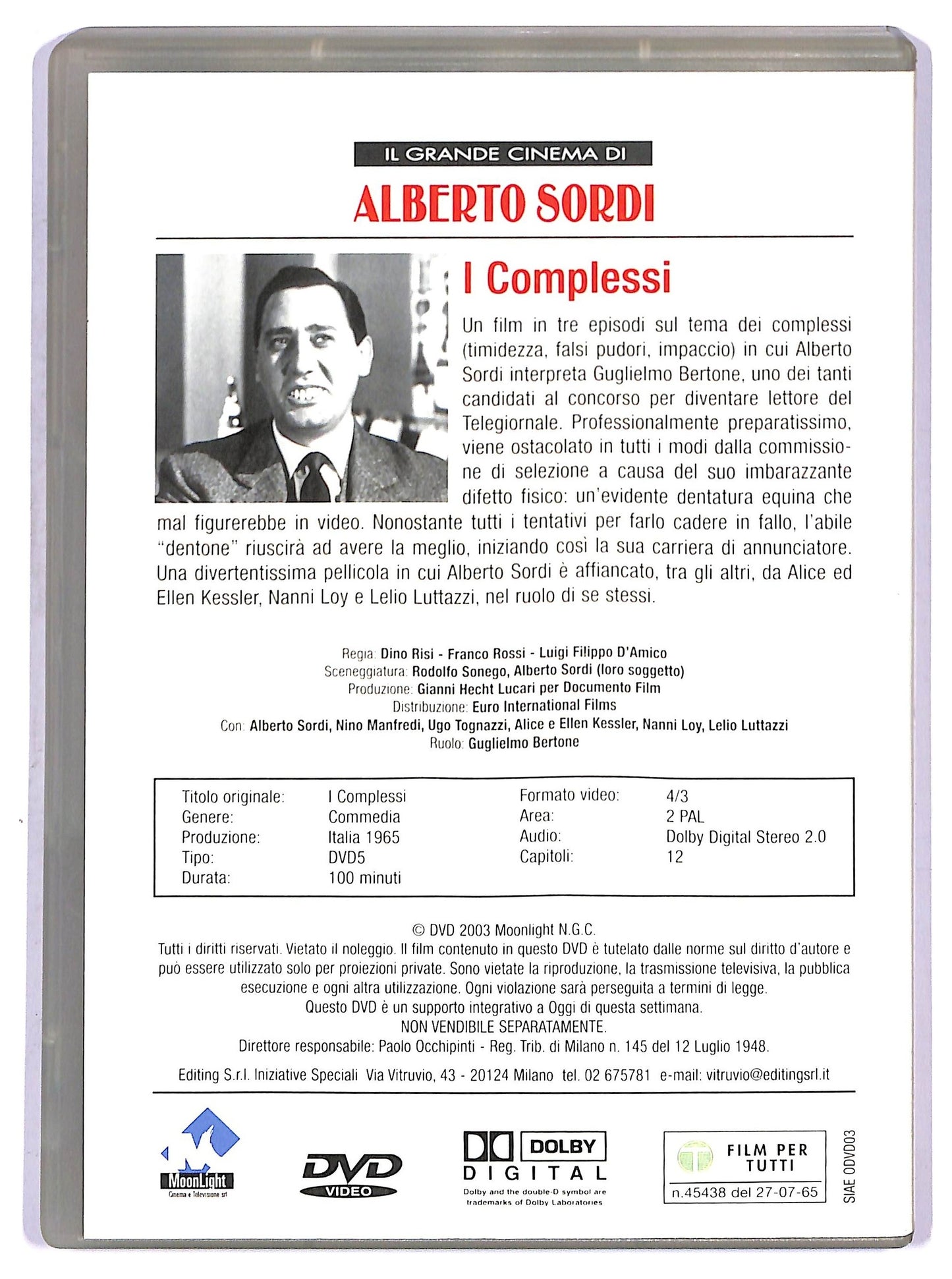 EBOND I complessi EDITORIALE DVD D752626