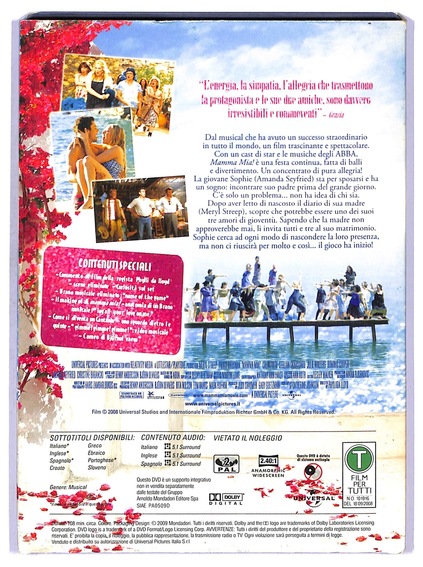 EBOND Mamma mia! slipcase  DVD SLIM D752735