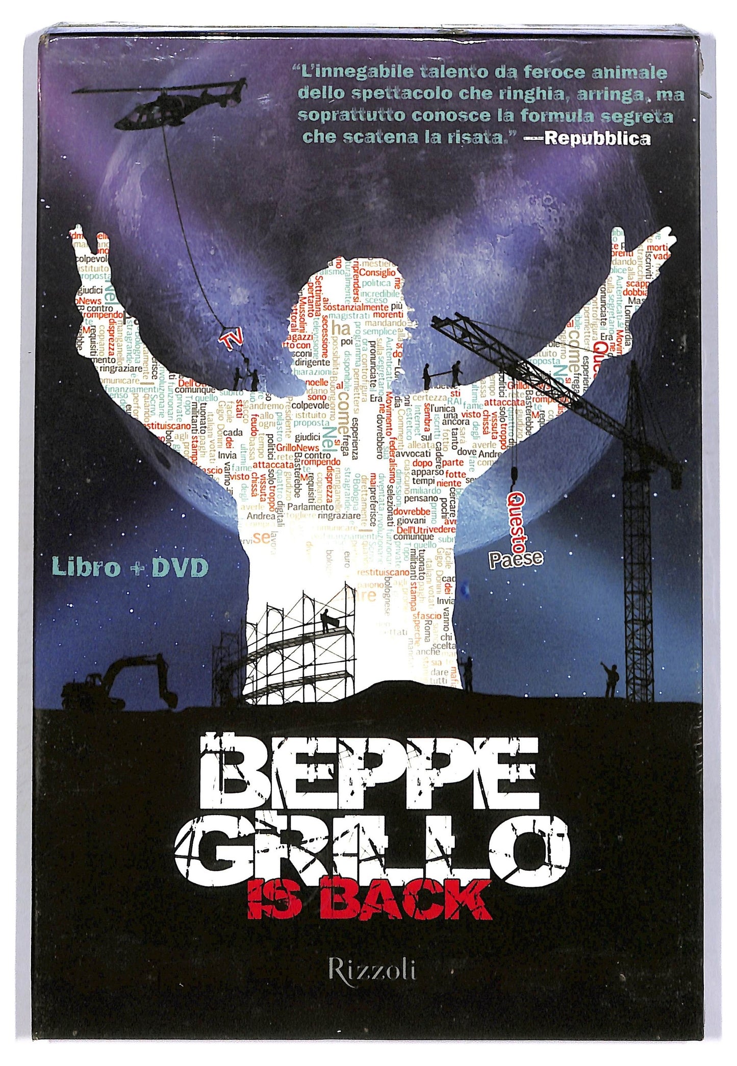 EBOND Beppe Grillo is back - libro e DVD EDITORIALE D753006