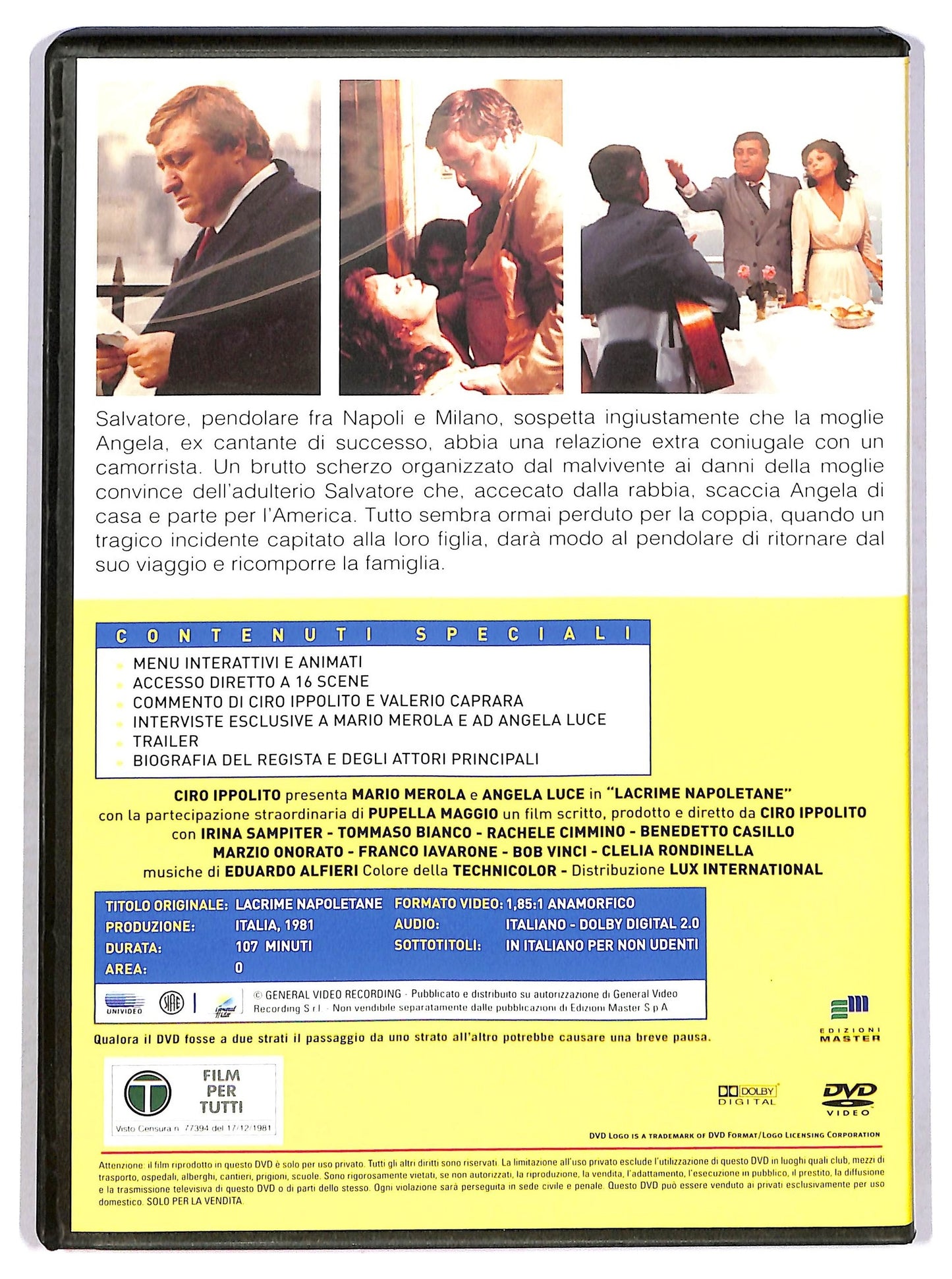 EBOND Lacrime napoletane DVD EDITORIALE D753047