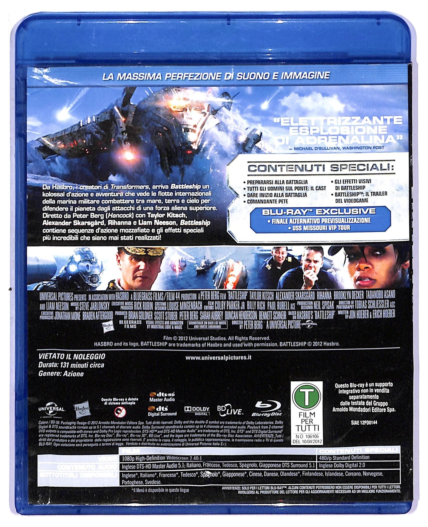 EBOND Battleship BLURAY EDITORIALE BLURAY  BLURAY BLURAY D753329