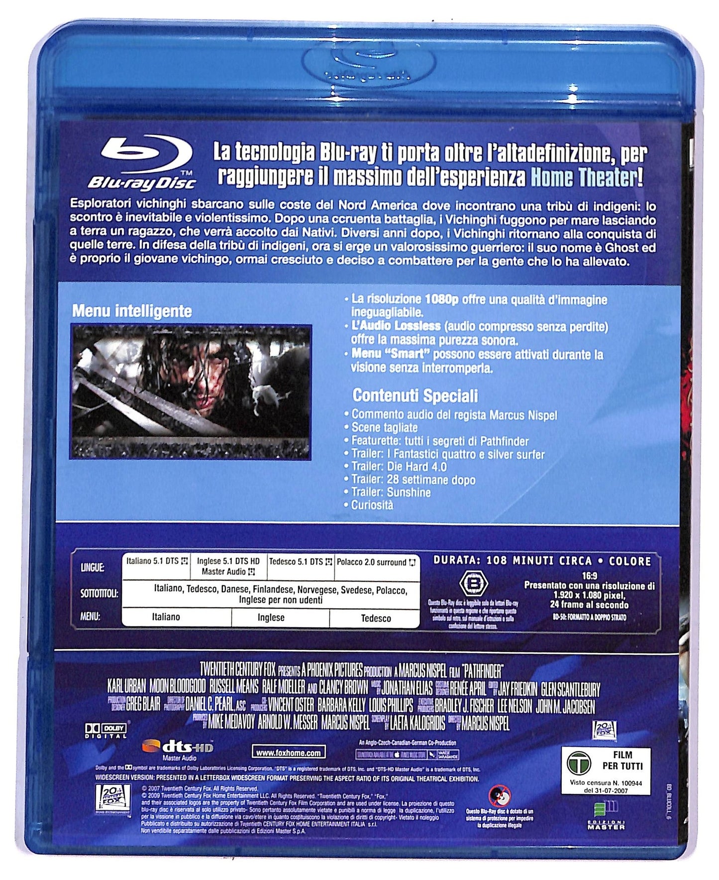 EBOND Pathfinder Unrated  EDITORIALE  BLURAY D753337